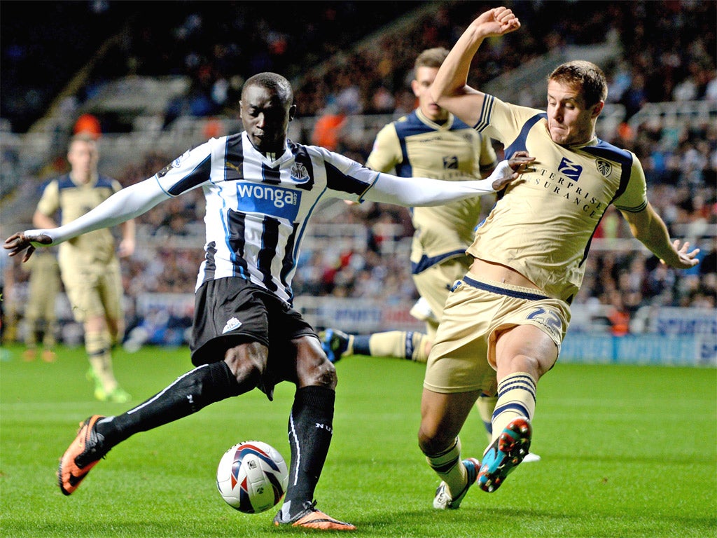 Papiss Cissé scored shortly after the half-hour mark