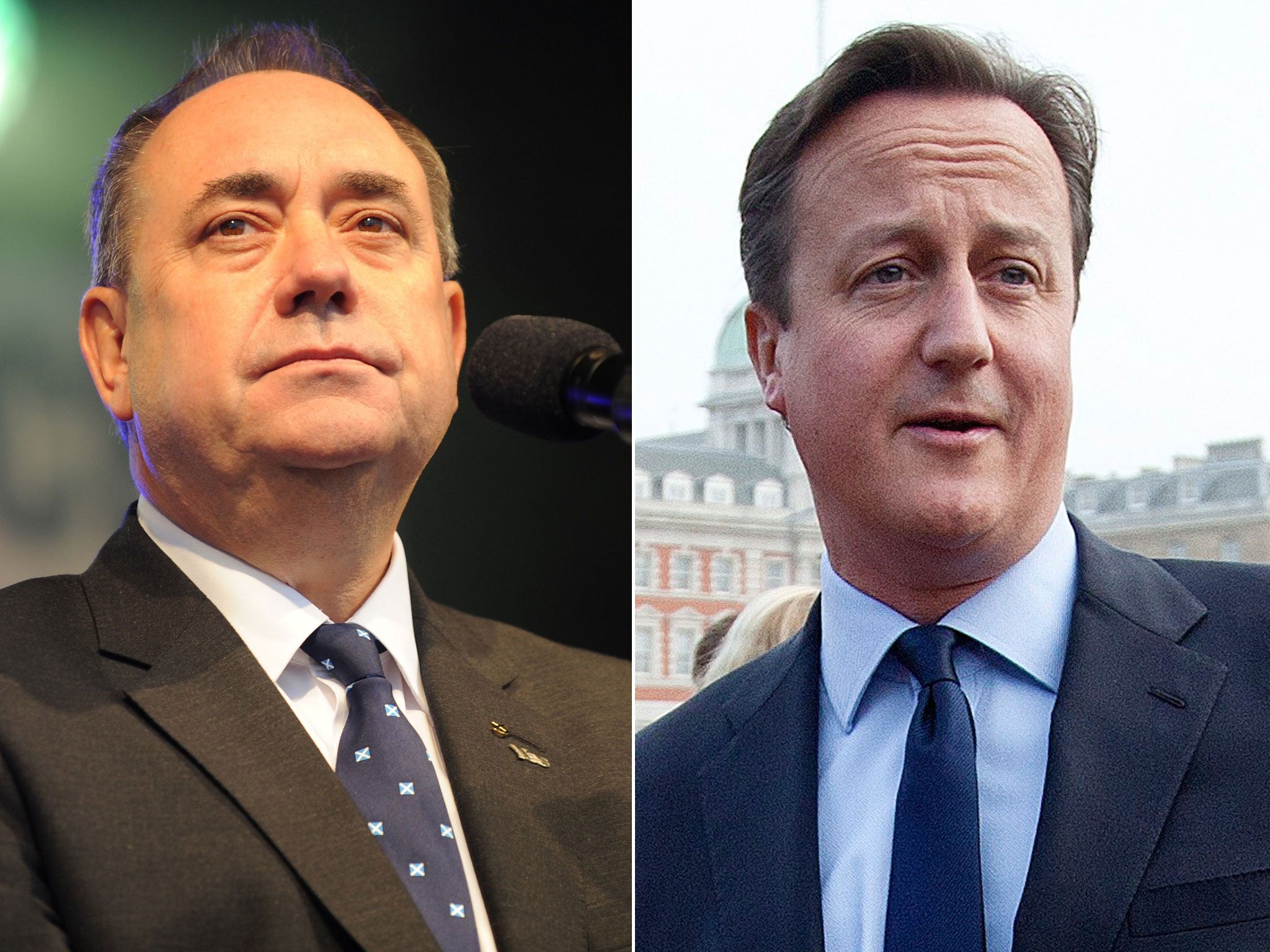 David Cameron has ruled out going head-to-head on television with Alex Salmond