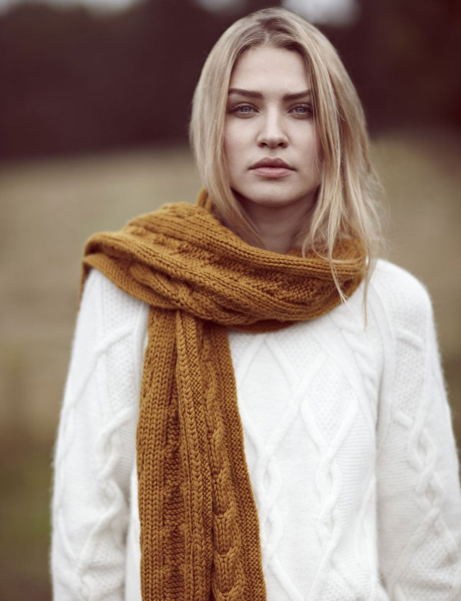 Jumper £250, Whistles, as before; scarf £39 &Other Stories, as before