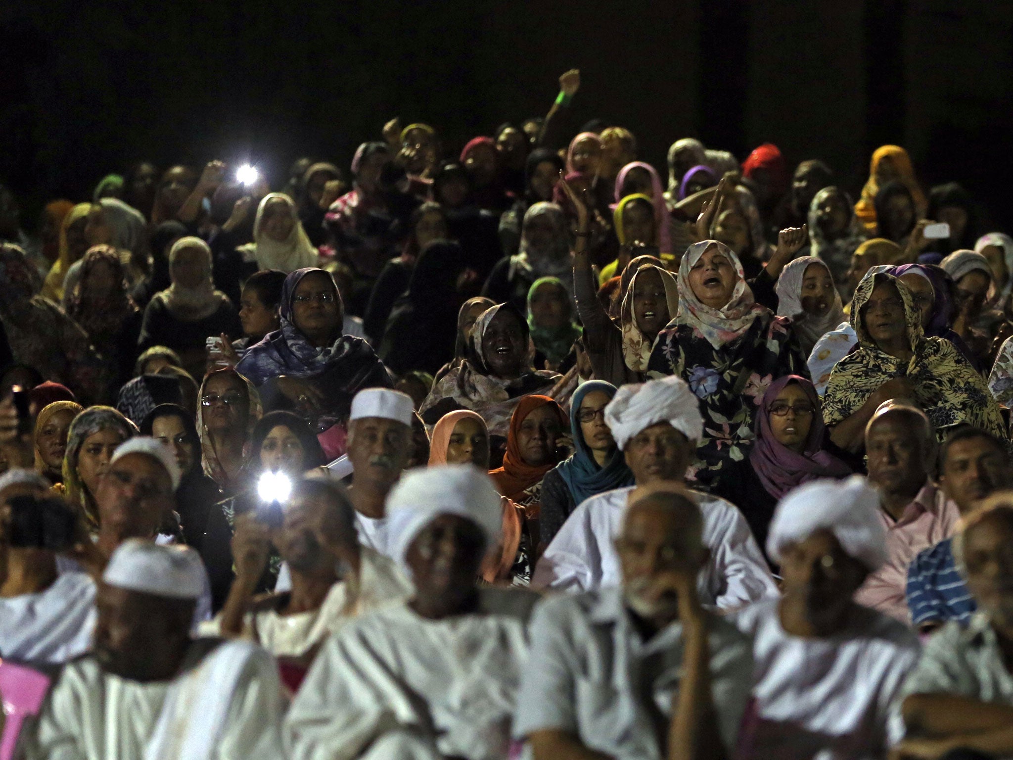 Sudanese protesters are calling on the President to resign