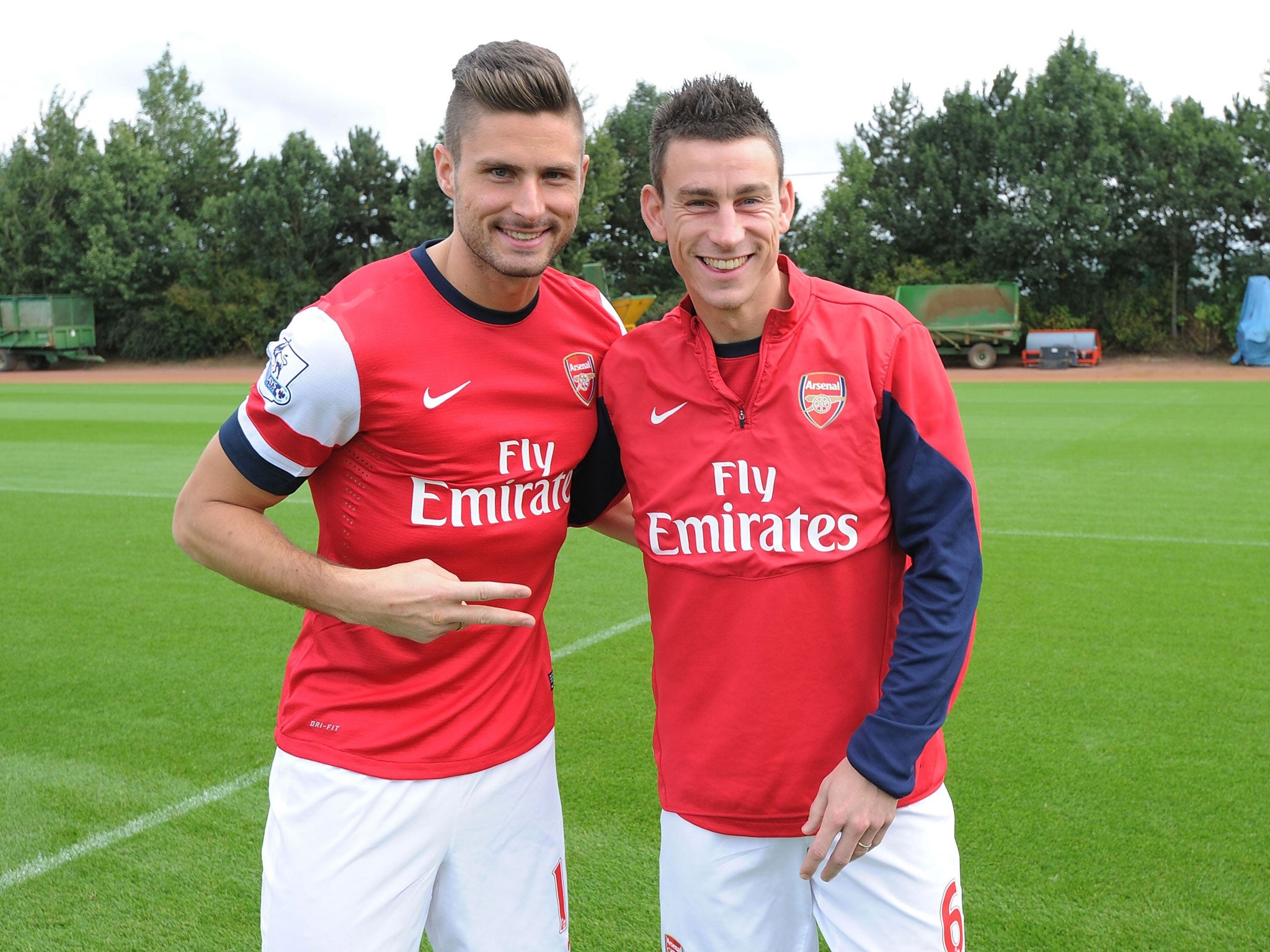 Monsieur Giroud, left, was by all accounts very pleasant