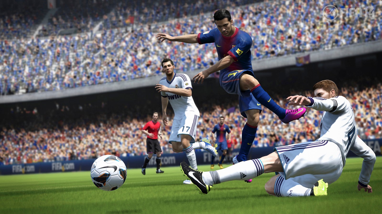 Fifa 14 is the latest title in the 21-year old football franchise.