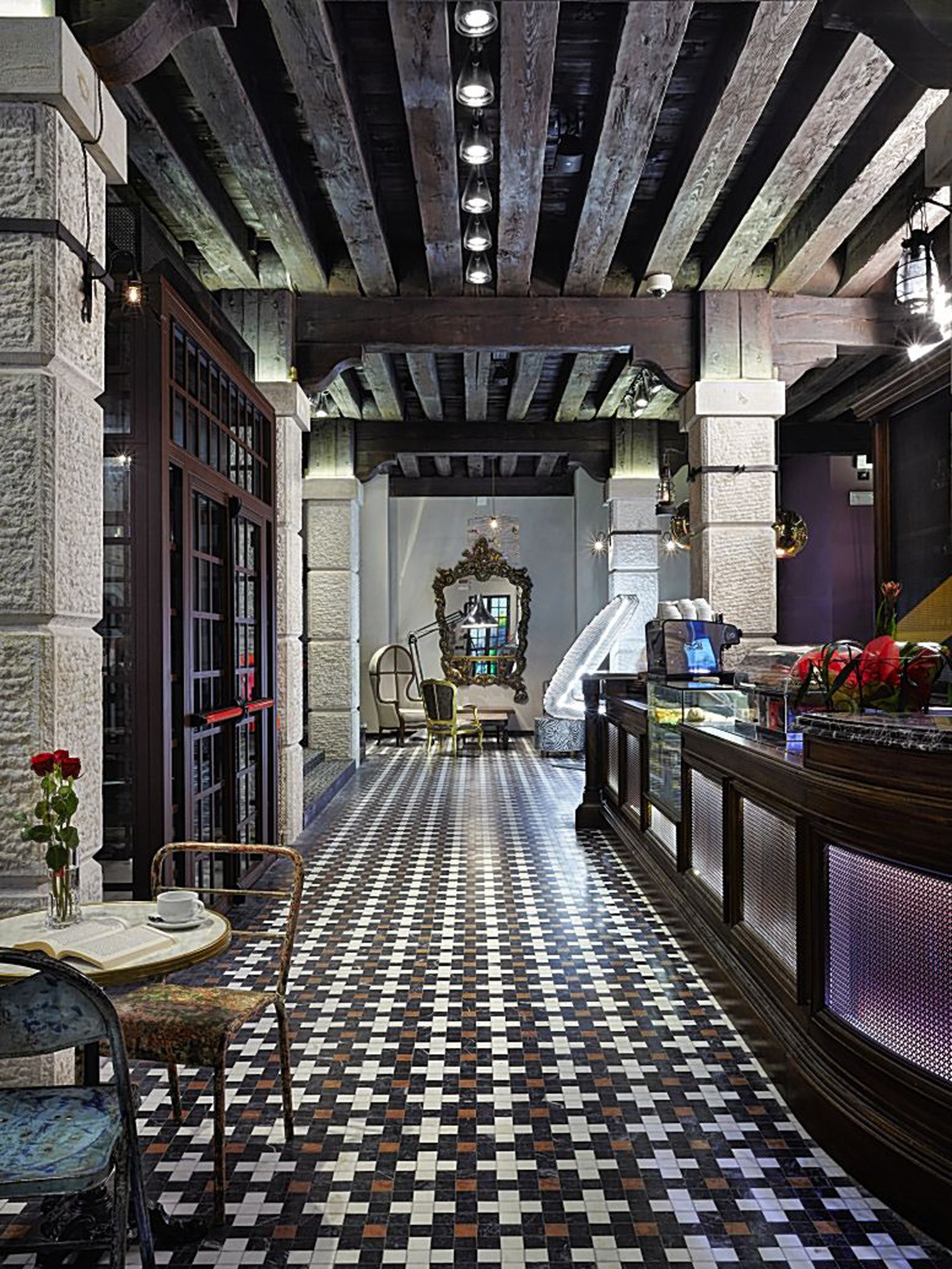 Grand designs: a room at the hostel