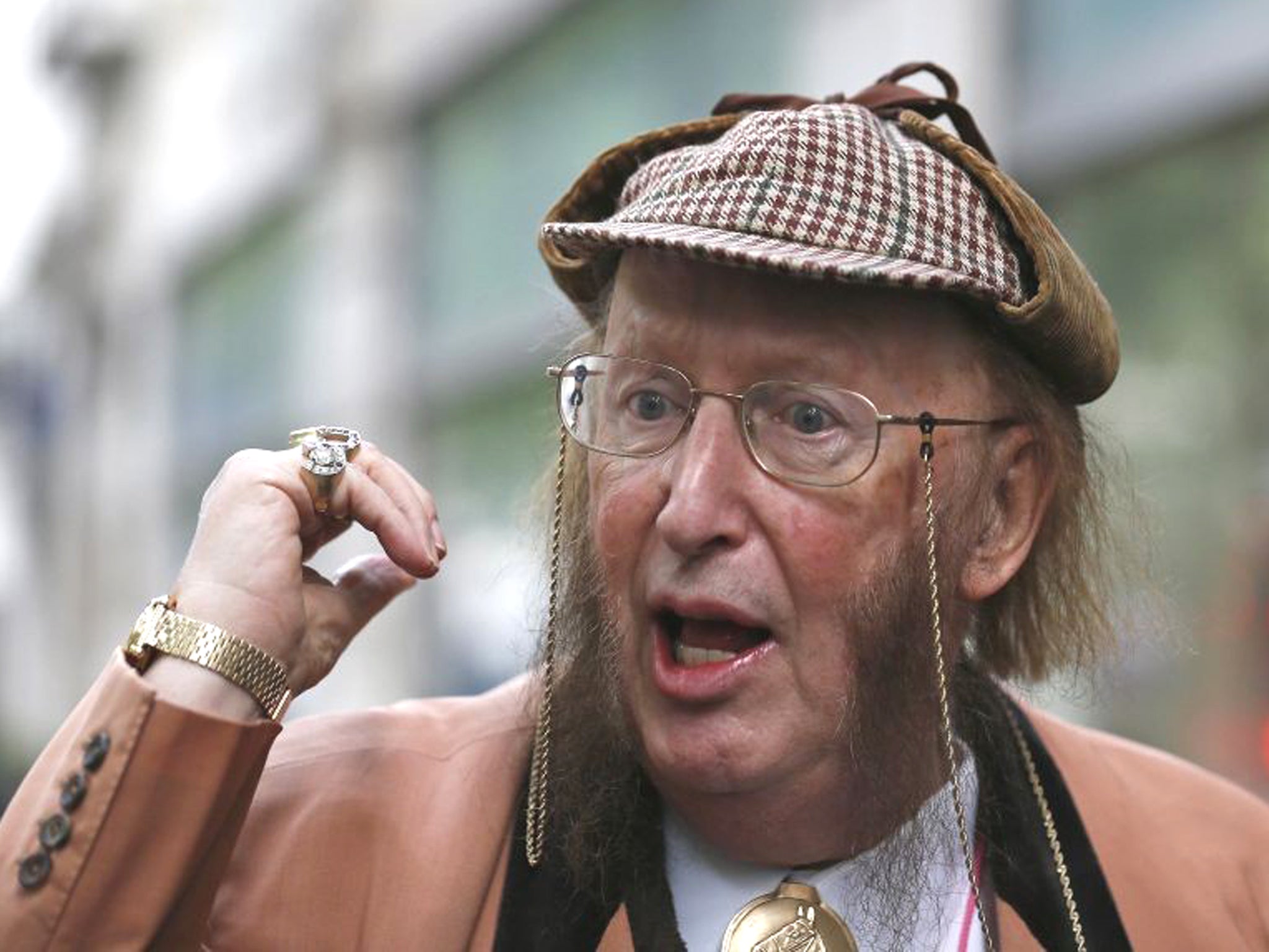 John McCririck claims he lost his job with broadcaster purely based on his age