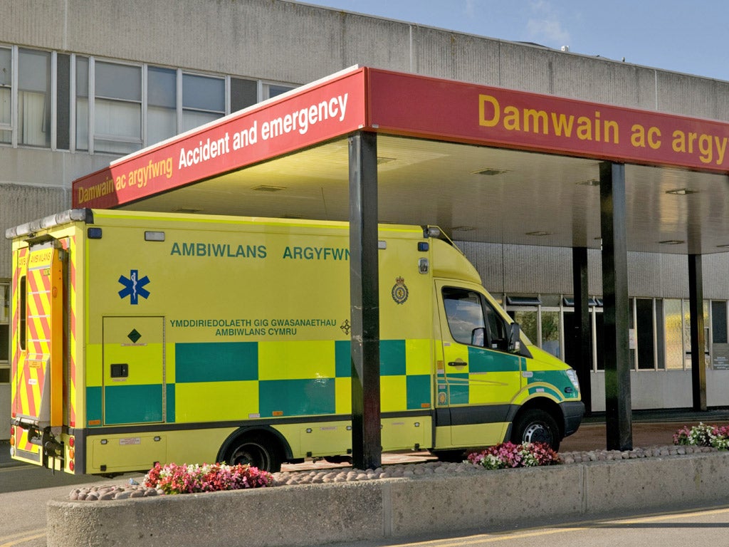 Ysbyty Glan Clwyd Hospital in north Wales