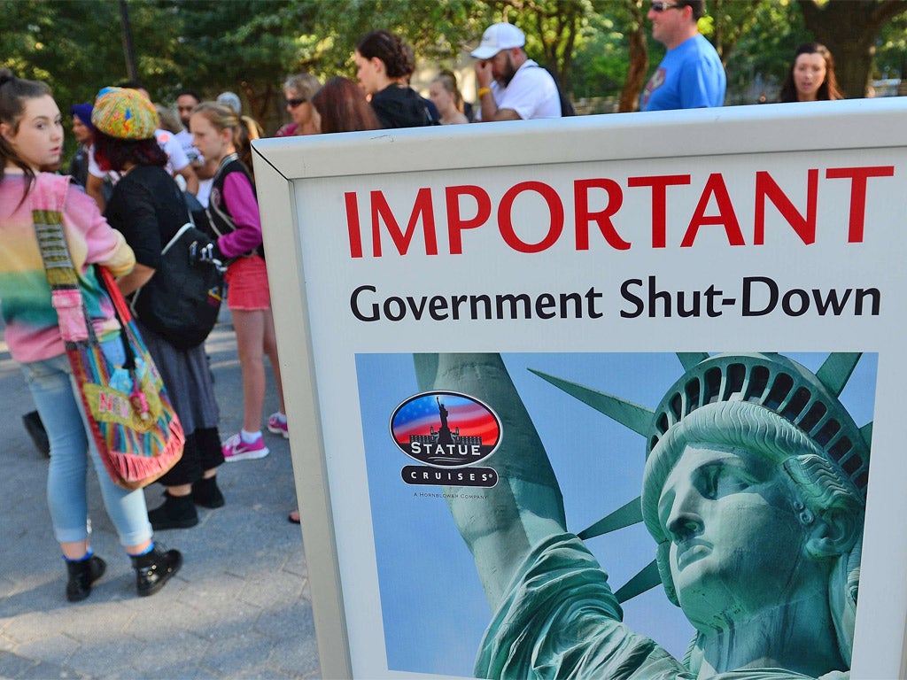 The Stature of Liberty was one of the monuments affected by the shutdown