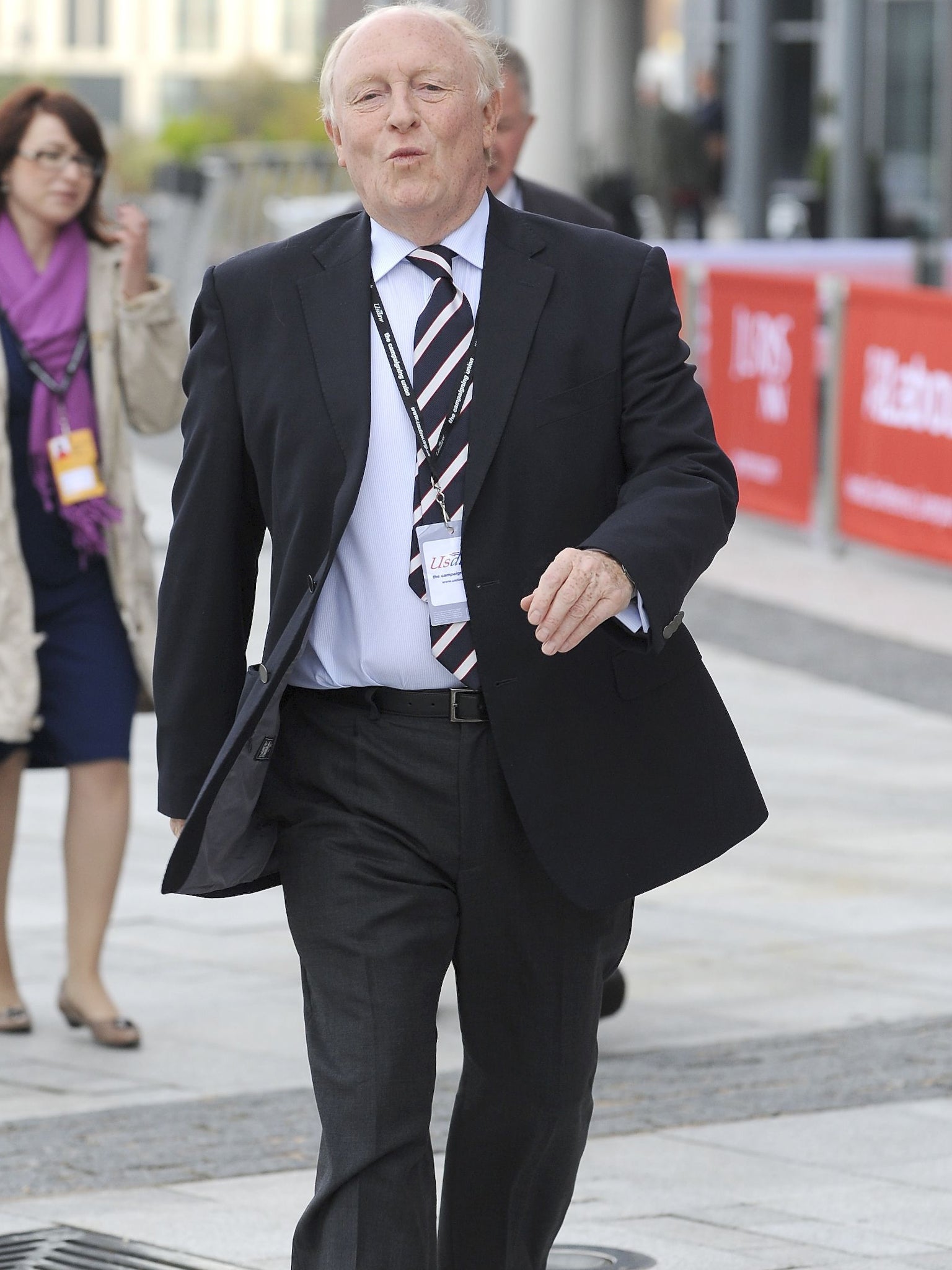 Photo by REX/Stephen Simpson (1458876a)
Former Leader of the Labour Party Neil Kinnock
The Annual Labour Party Conference, Liverpool, Britain - 27 Sep 2011