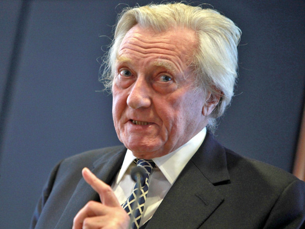 Former Deputy Prime Minister, Lord Heseltine