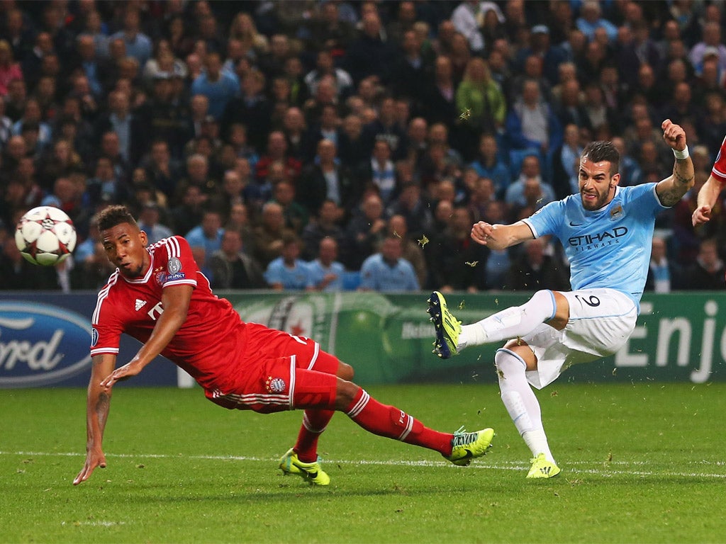 Negredo nets a consolation goal for City