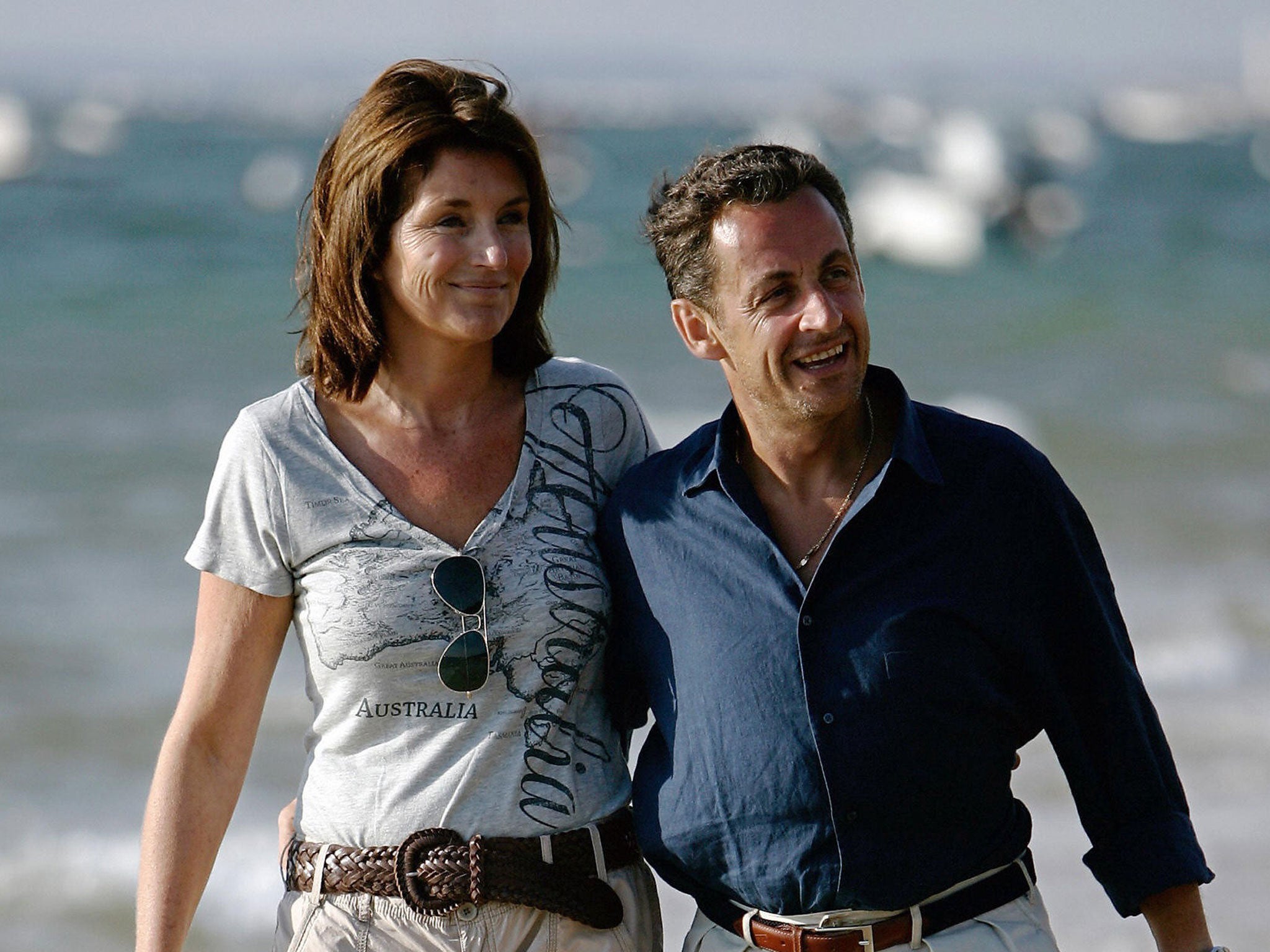 Then interior minister Nicolas Sarkozy and Cecilia in 2006