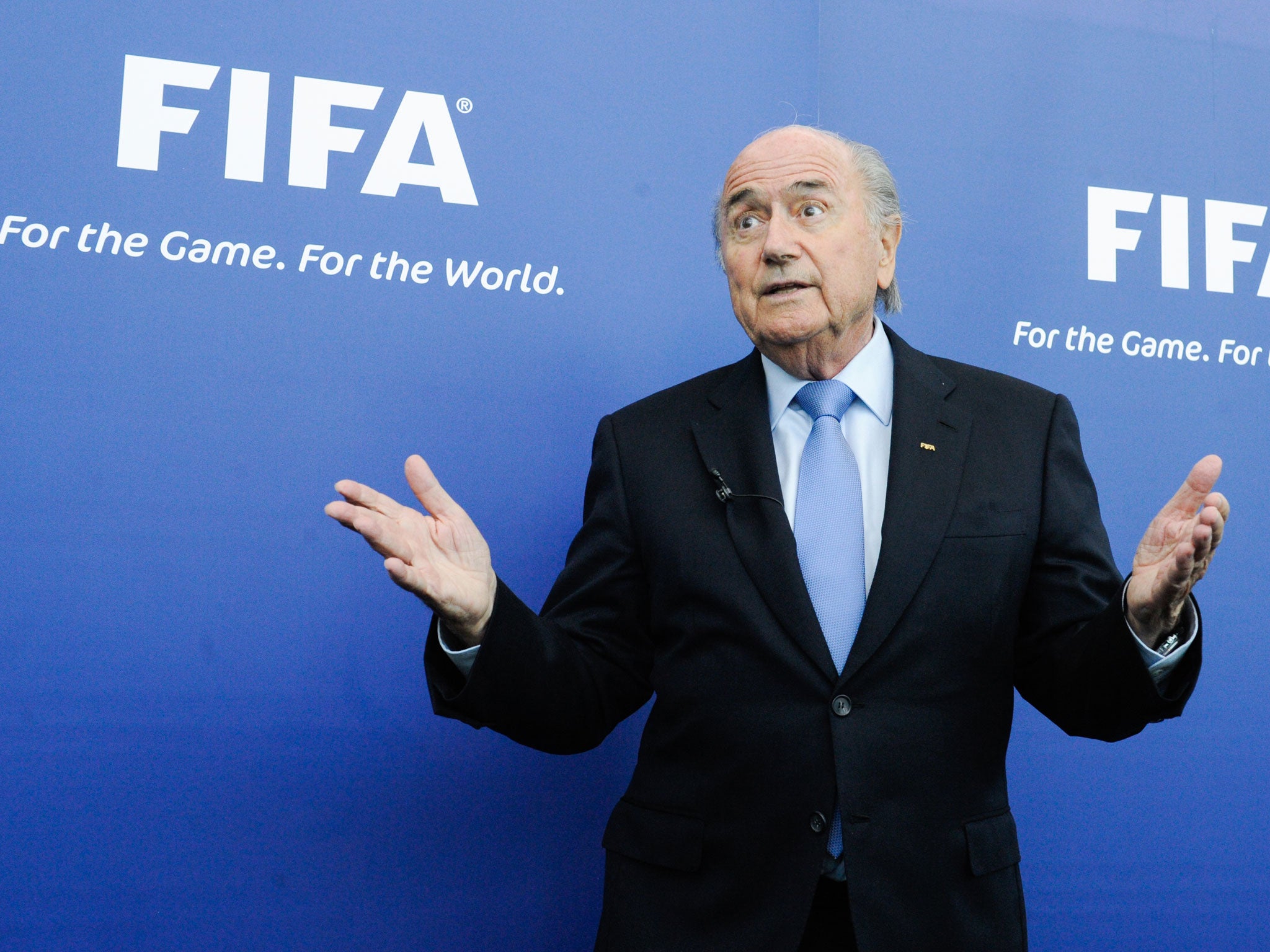 Fifa president Sepp Blatter