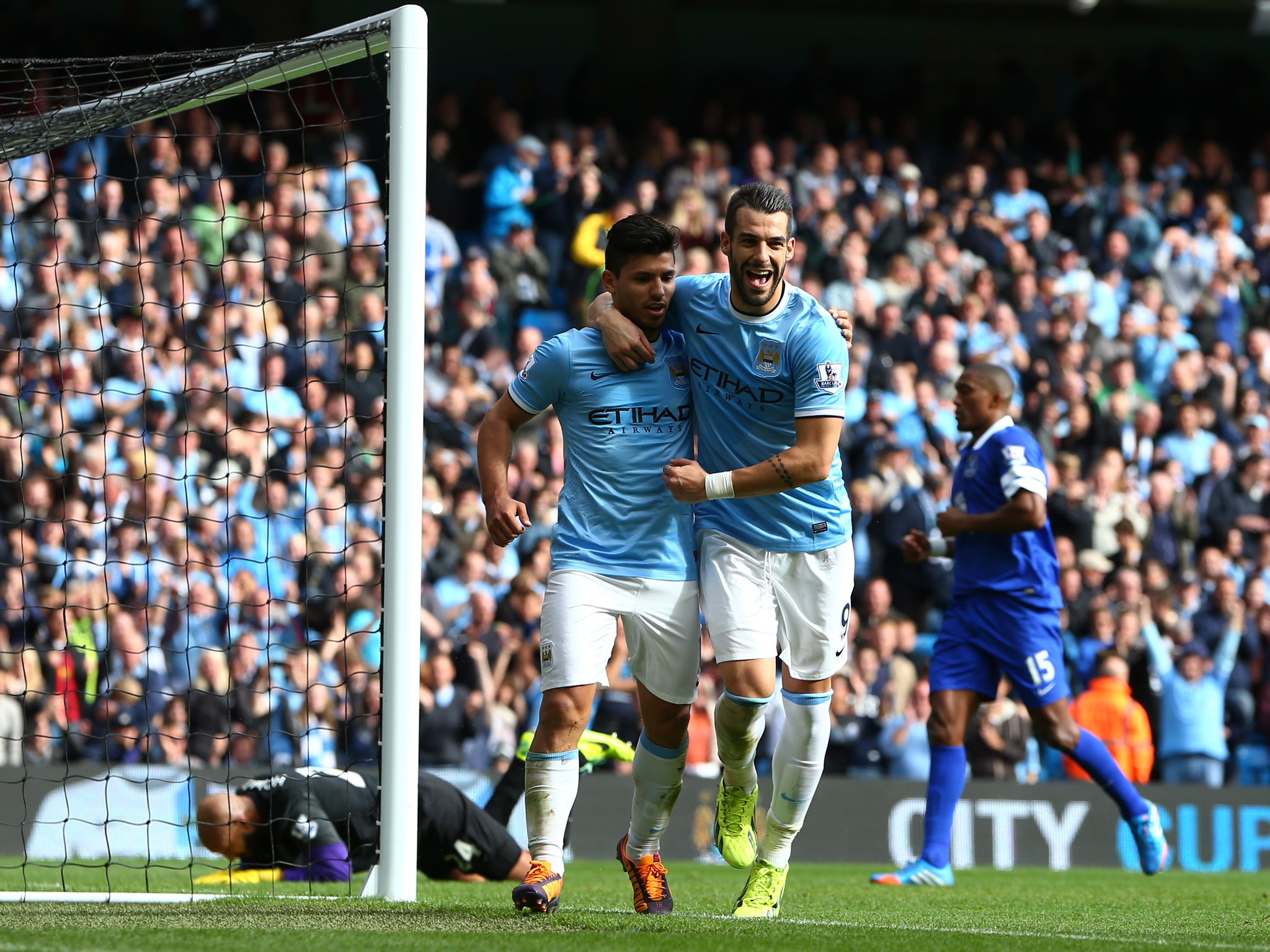 Sergio Aguero and Alvaro Negredo have been in unstoppable form for Manchester City in recent weeks