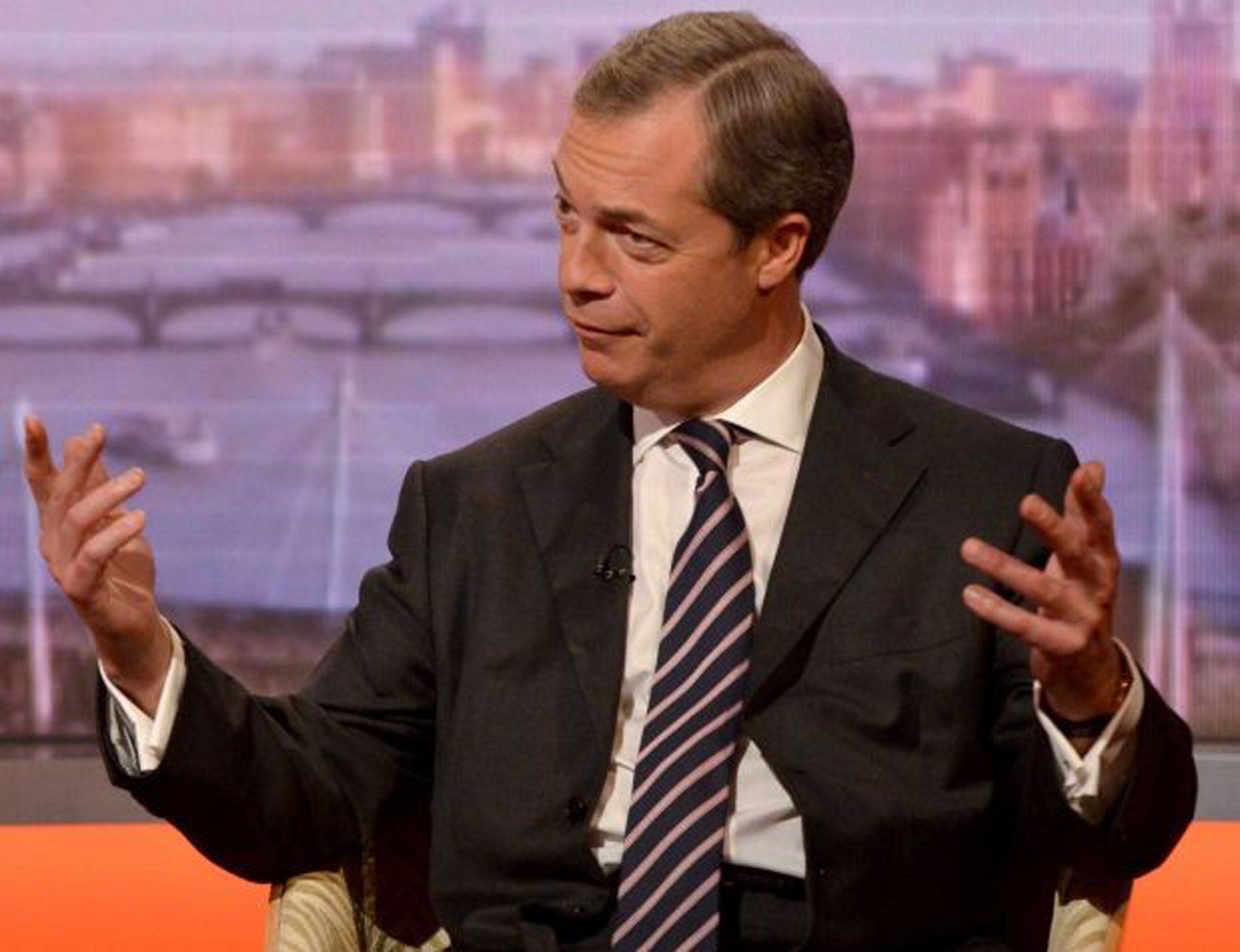 Nigel Farage on the Andrew Marr show