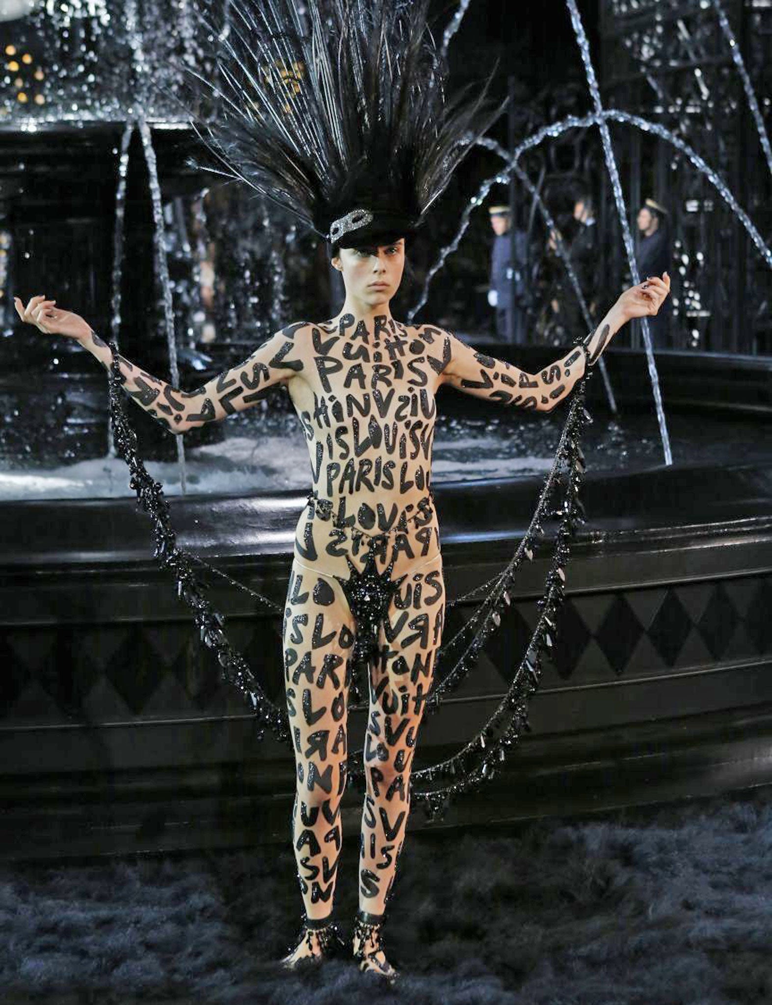 Funereal feast: Marc Jacobs’ black swansong at Louis Vuitton