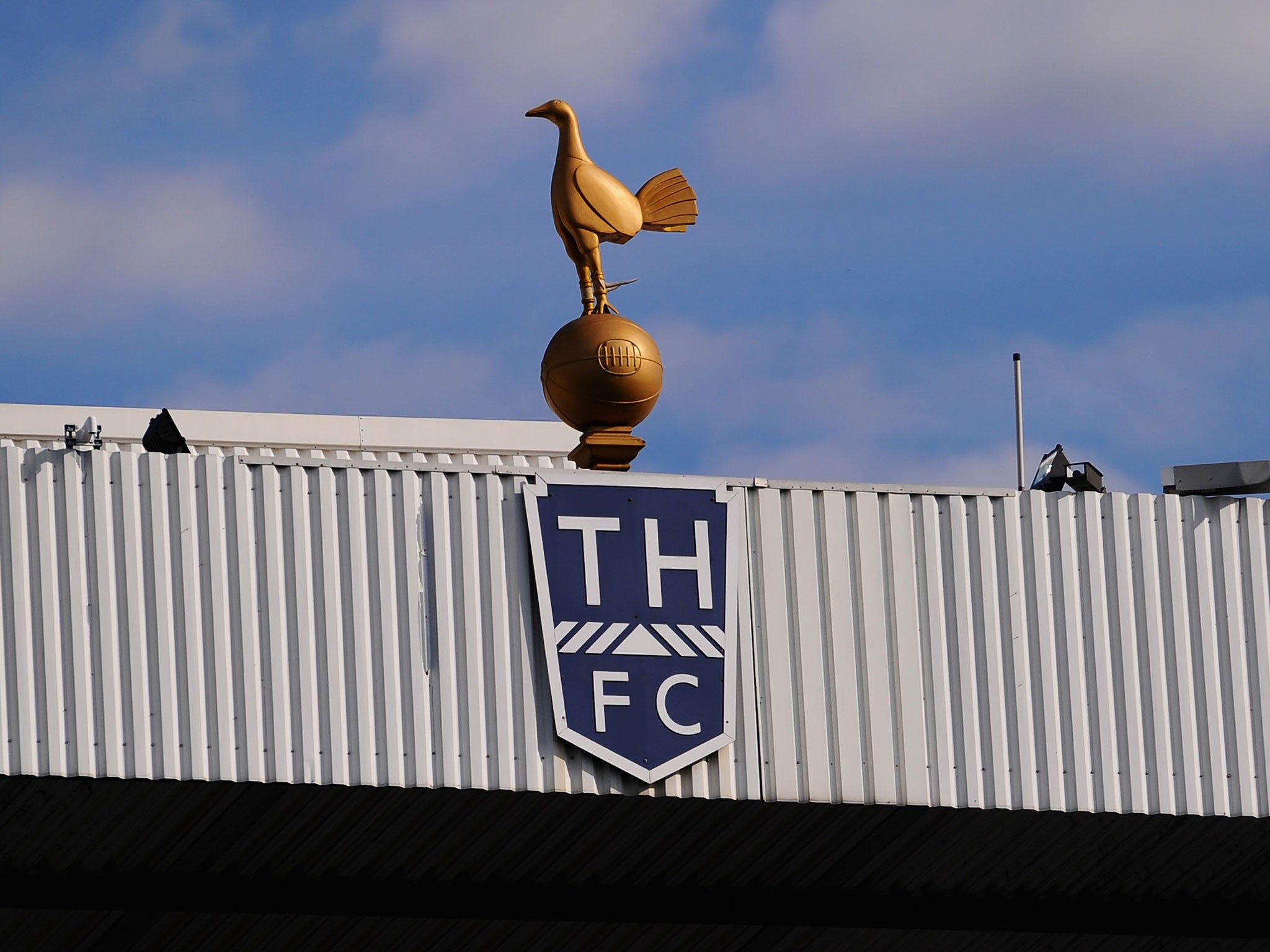 The scene at White Hart Lane