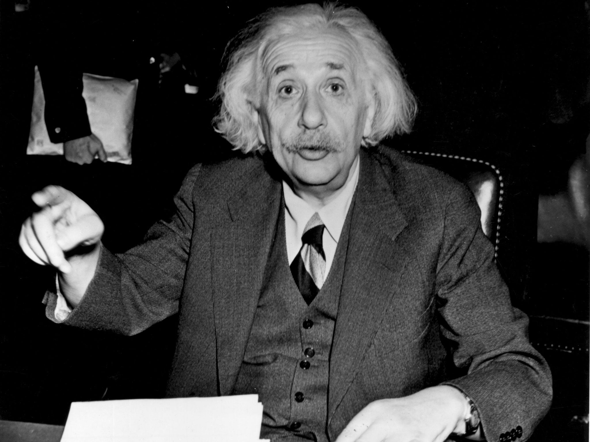 The left and right sides of Albert Einstein's brain were unusually well connected, a study has found. Could it have been the key to his genius?