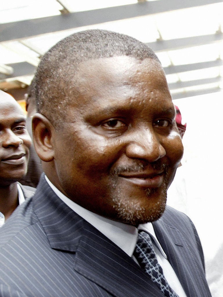 Aliko Dangote, the richest man in Africa