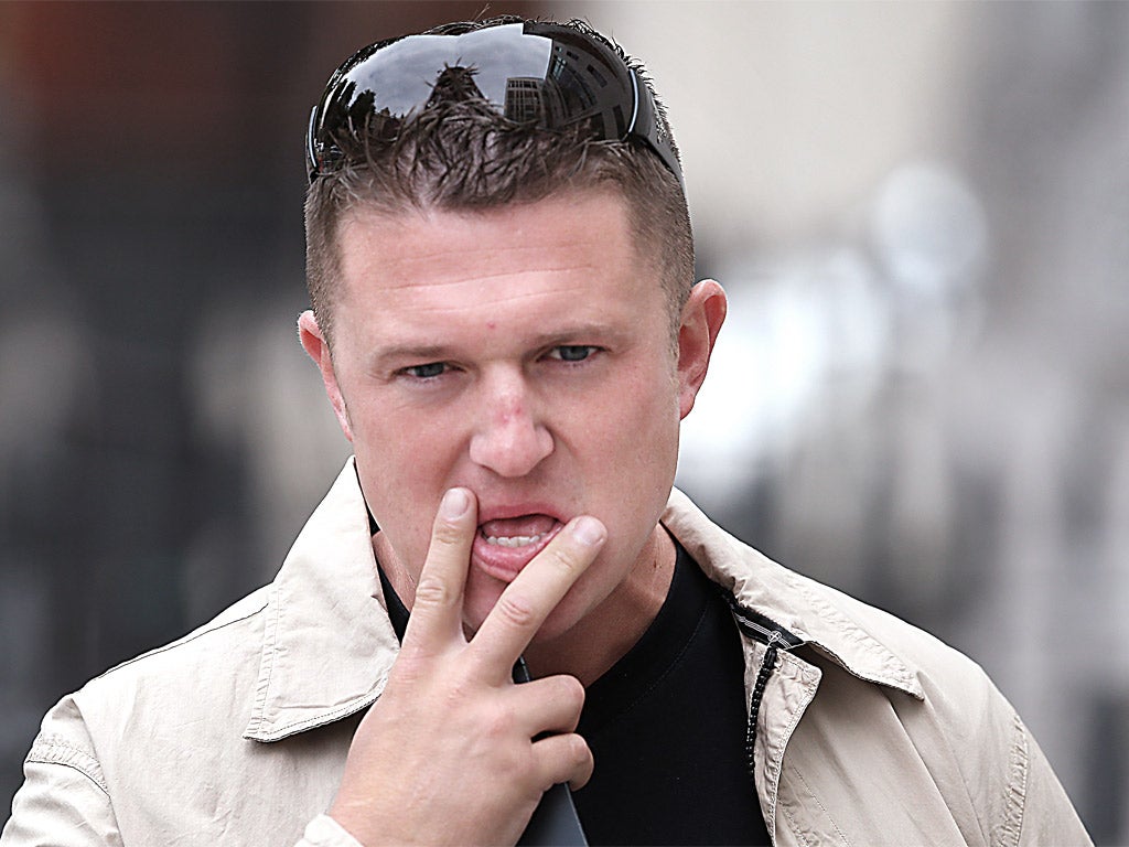 Tommy Robinson feels he can no longer keep extremists in the party at bay (Getty)