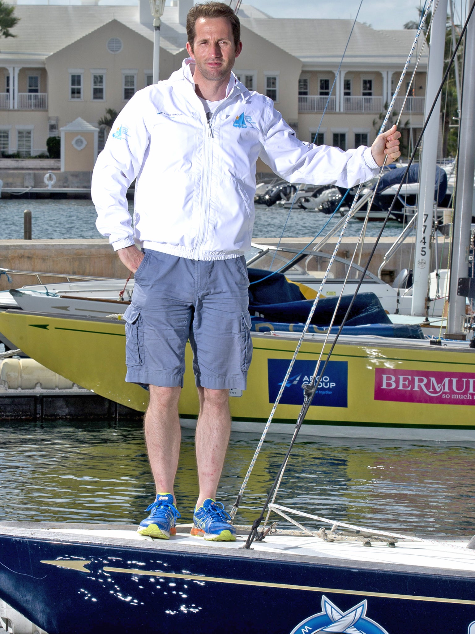 Sir Ben Ainslie is racing in Bermuda this week