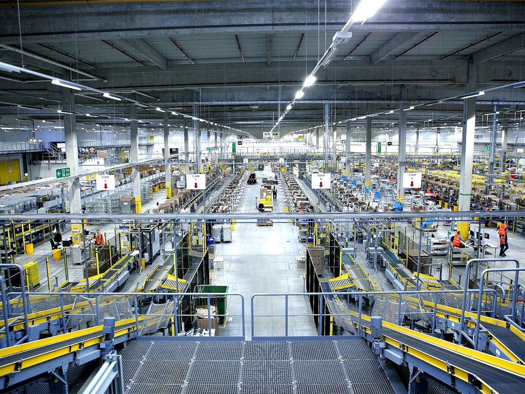 Amazon’s Swansea fulfillment centre is the second-largest in the UK (Tim Mossford)