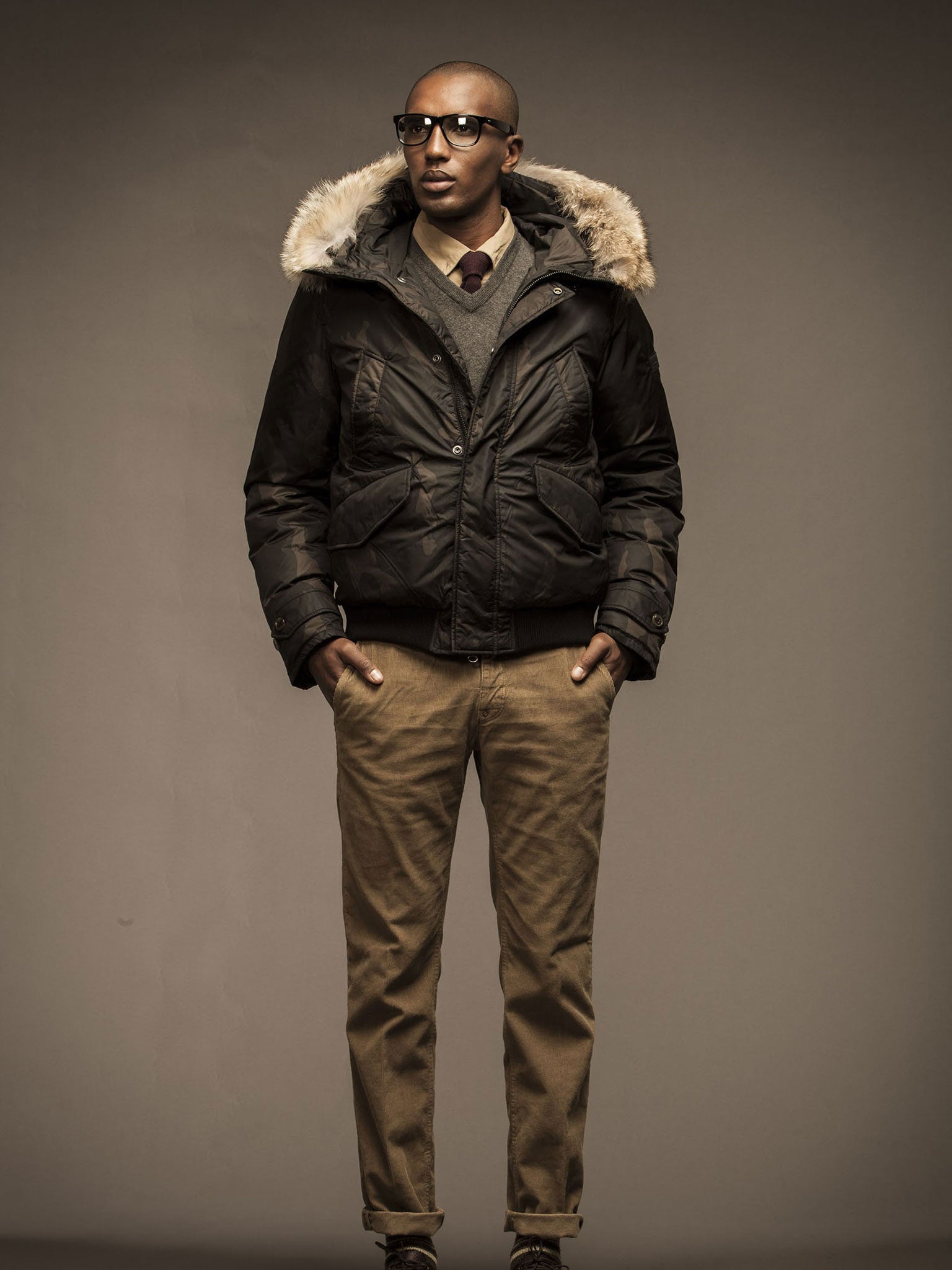 Model wears jacket £715, <a>woolrich.co.uk</a>