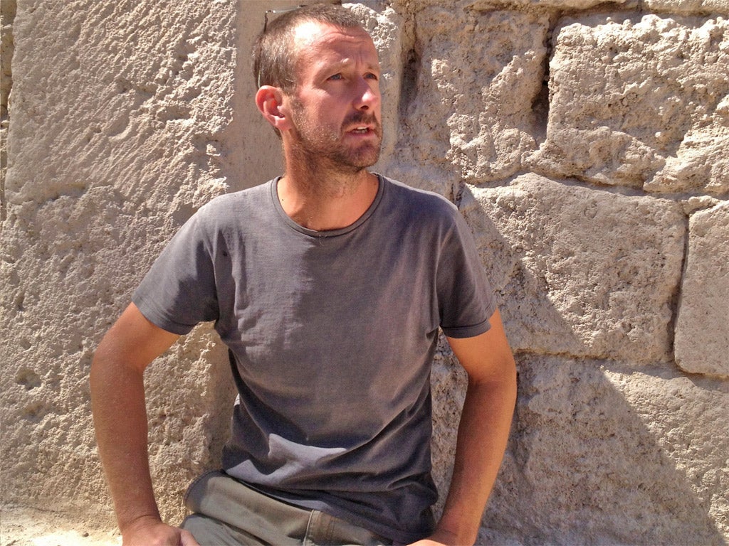 Matt Williams, archaeologist at the Sidon site