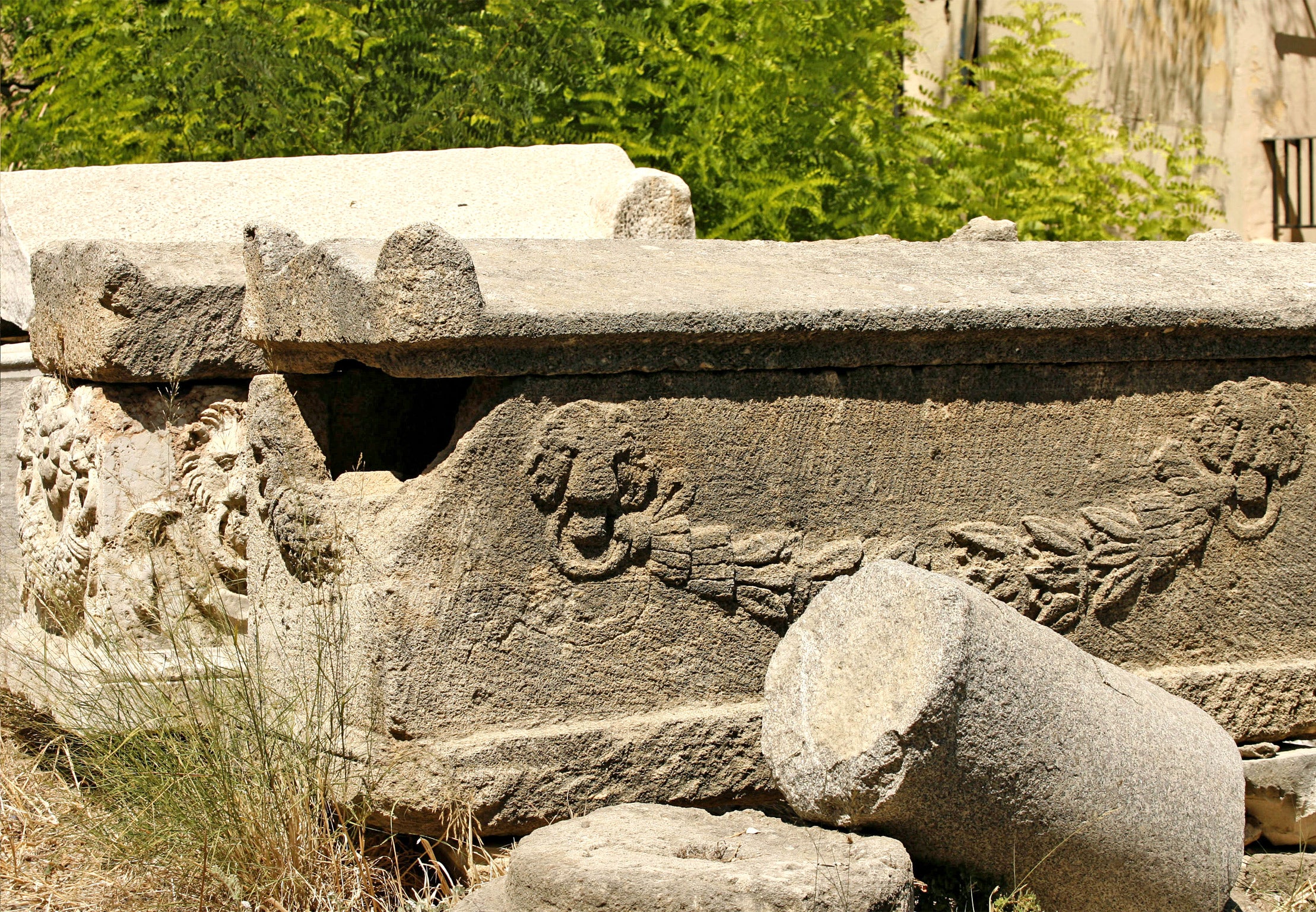 Relics found at the site in the five thousand-years-old city of Sidon (Getty)