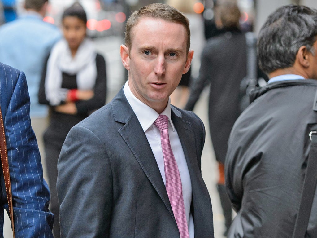 Jockey Martin Dwyer outside the British Horseracing Authority in London