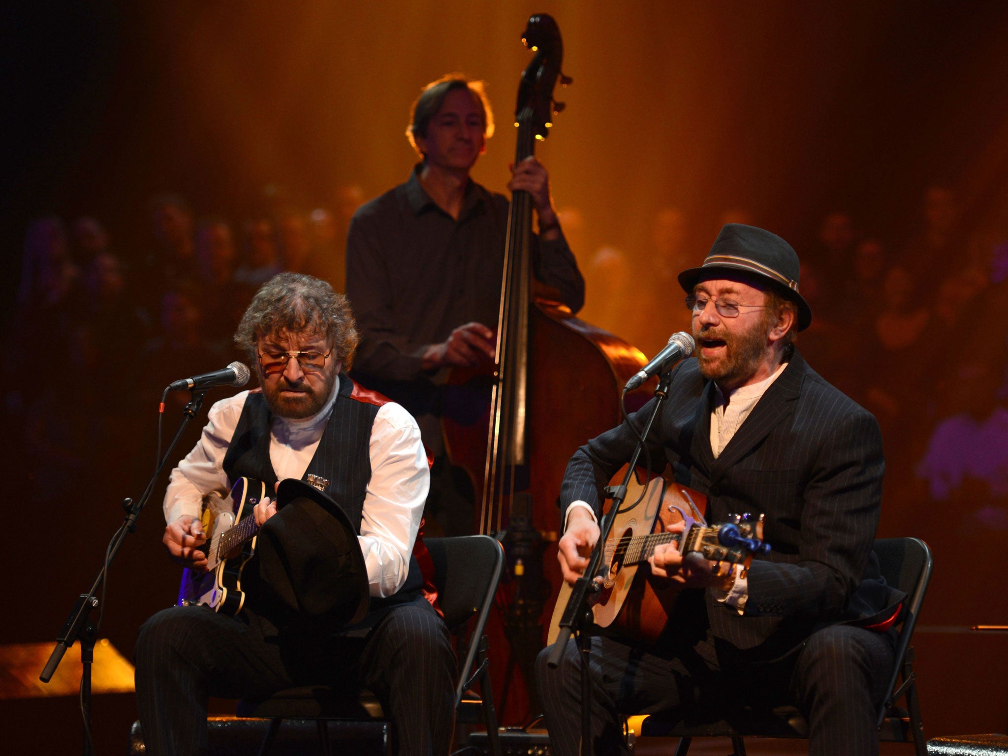 Chas and Dave on their 2013 tour (Rex)