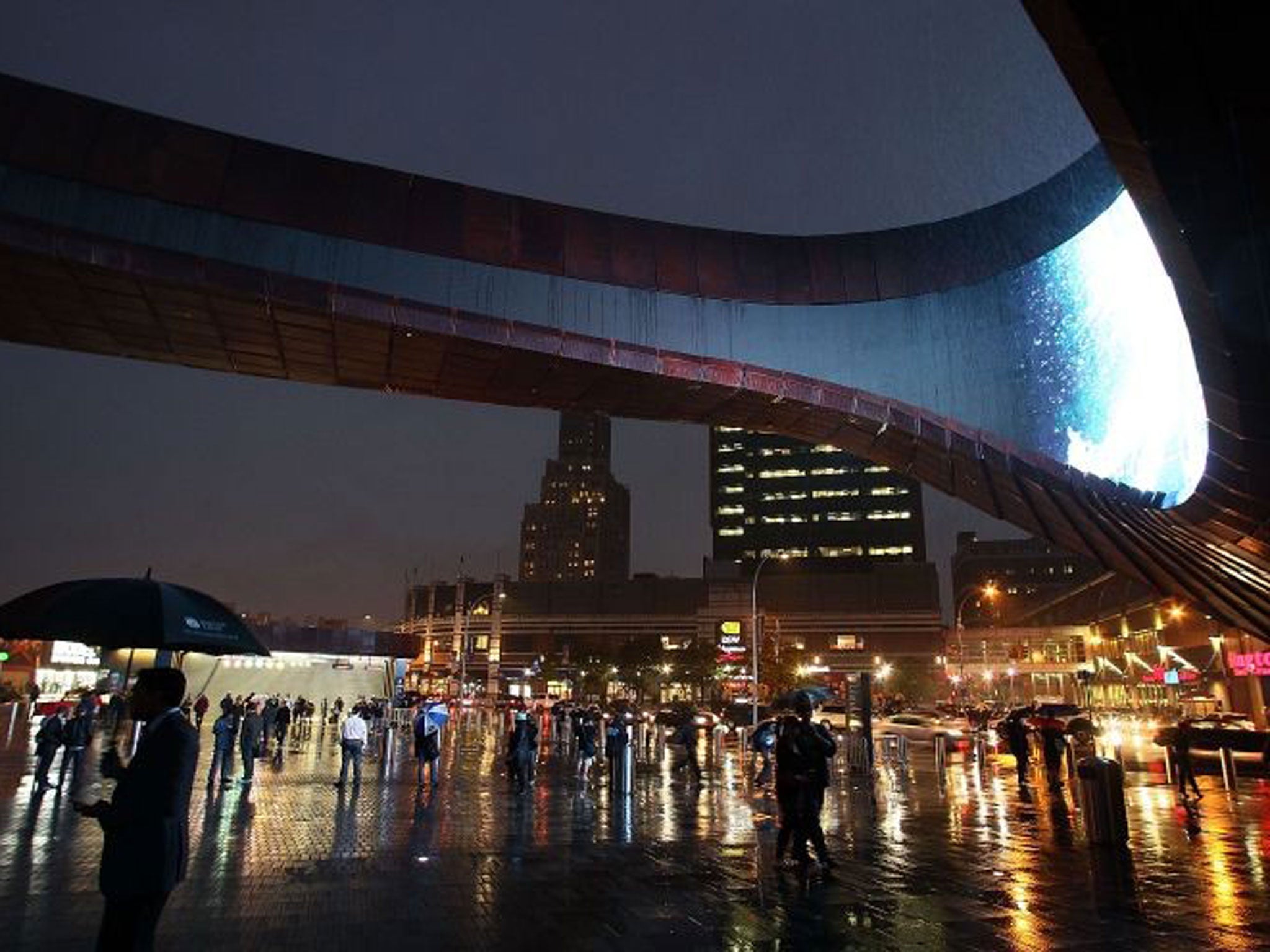 Sounds of the city: The exterior of the Barclays Center