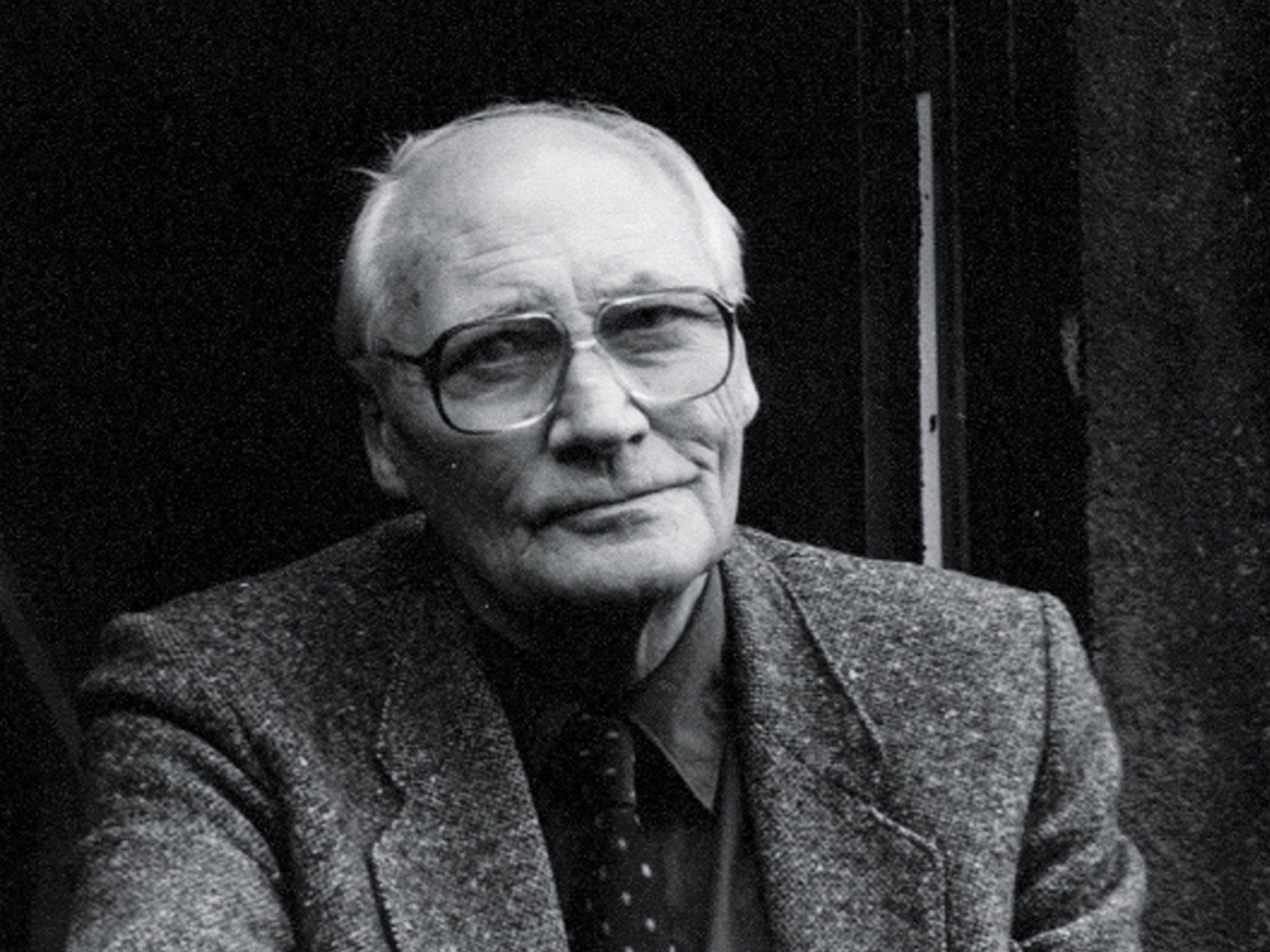 Vernon Scannel, in a photograph taken from the book: Walking Wounded: The Life and Poetry of Vernon Scannell by James Andrew Taylor