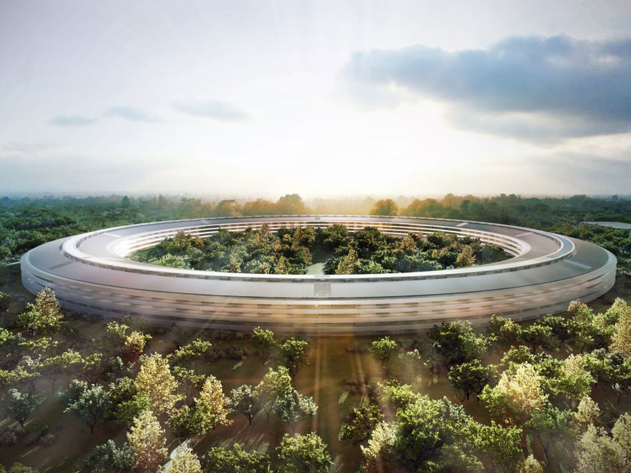 Apple’s glass doughnut