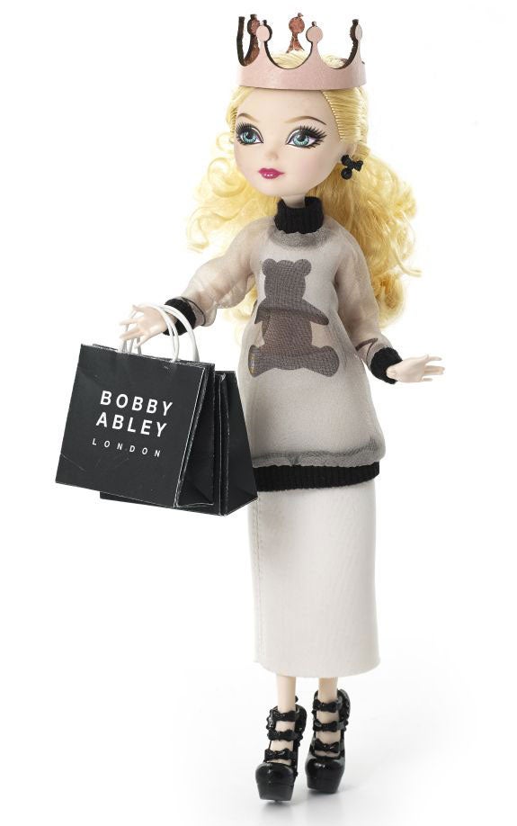 A Bobby Abley attired doll