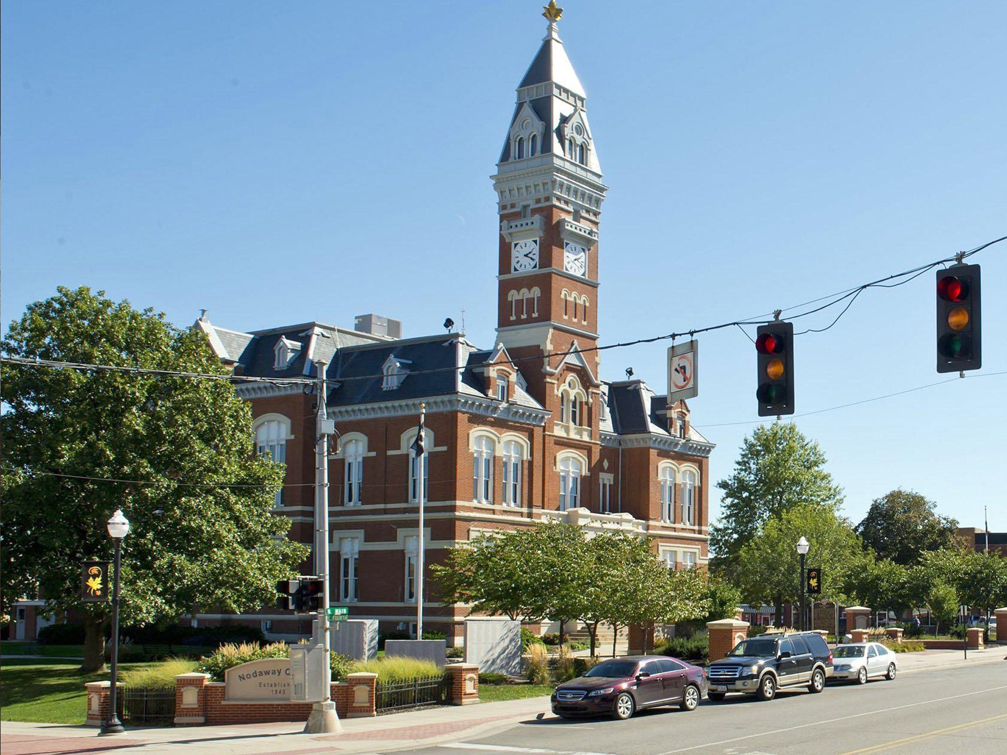 The Nodaway County Courthouse in Maryville