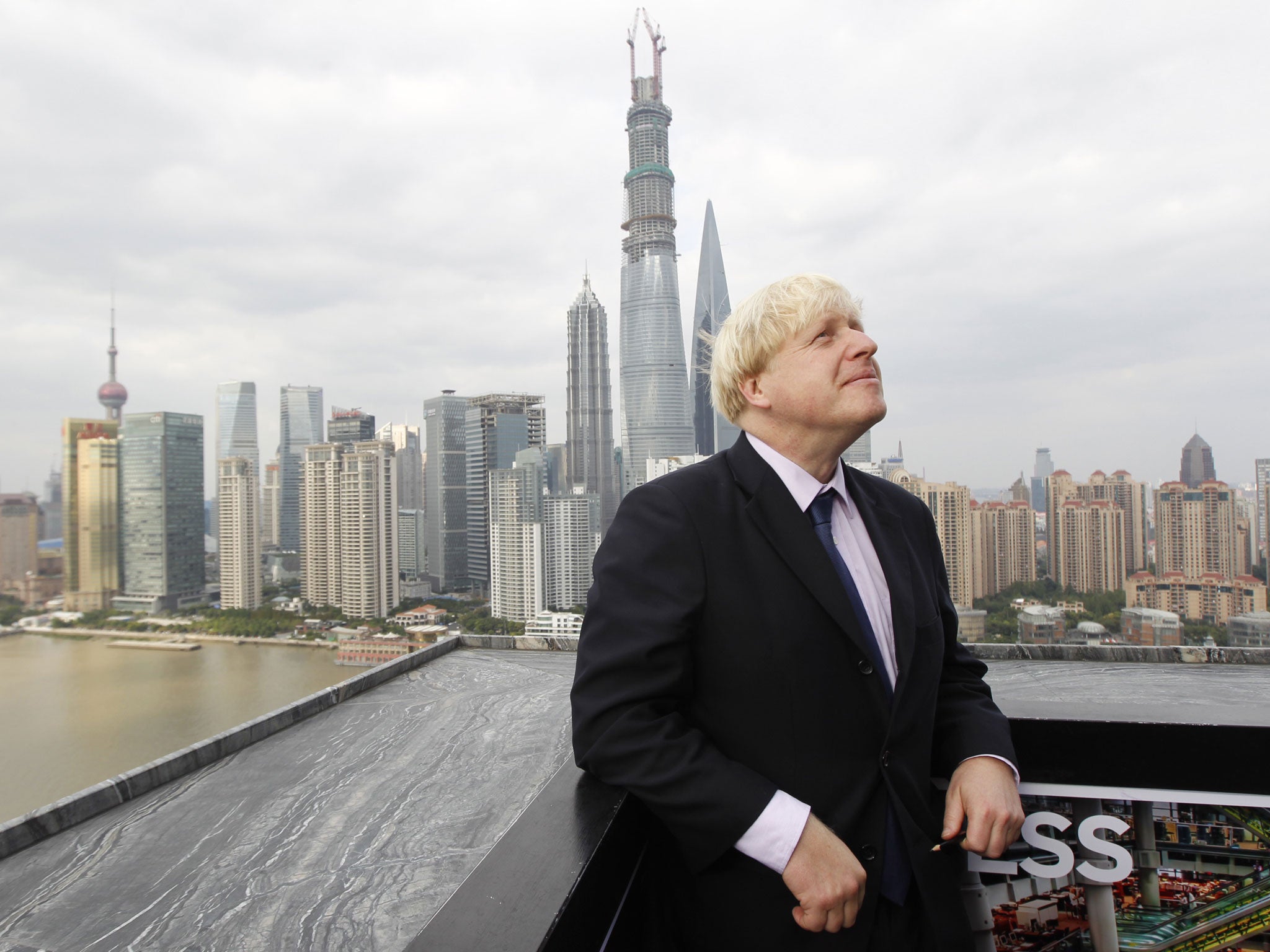 Boris Johnson on his visit to China this week