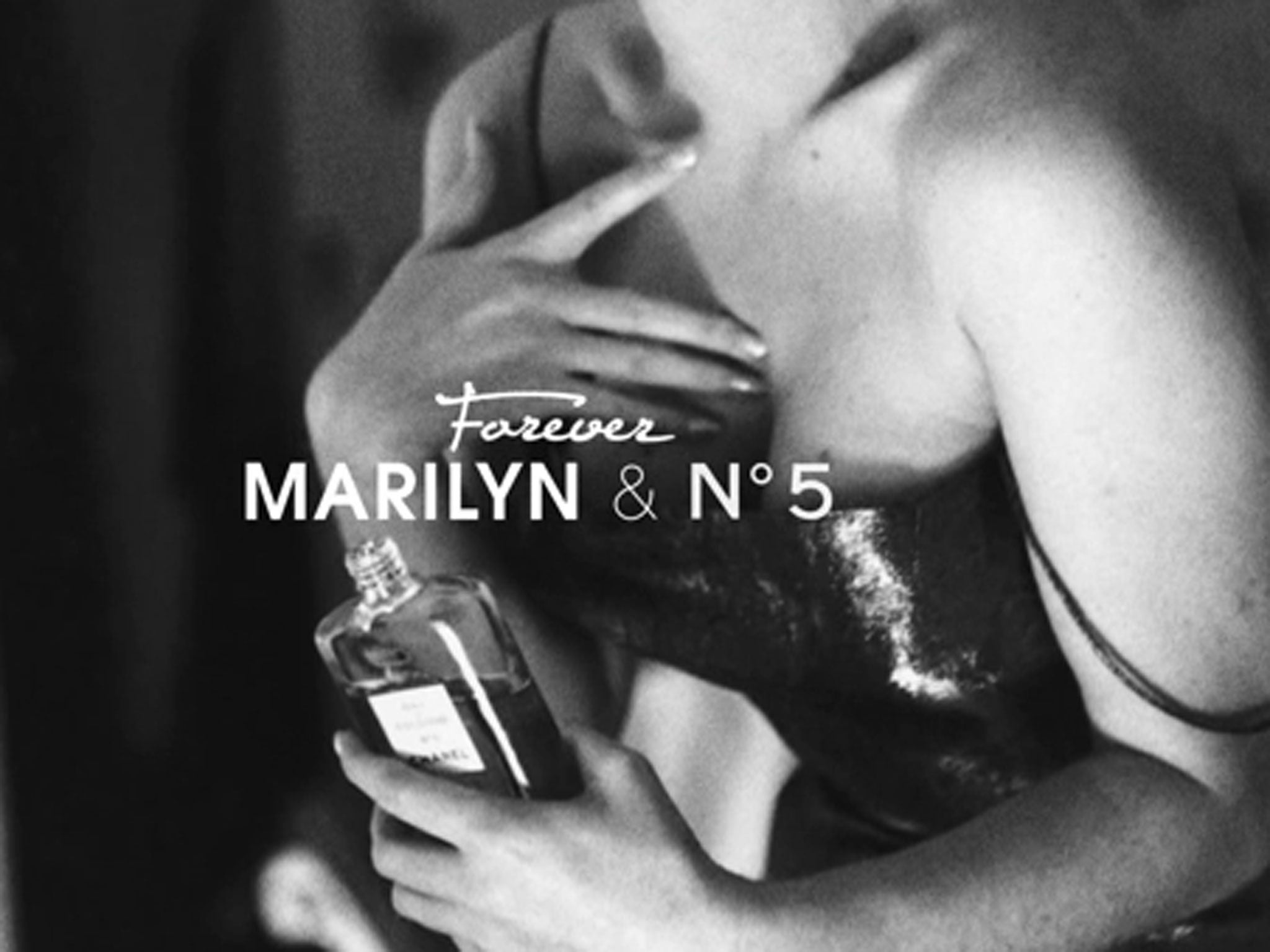 Chanel's No. 5 new campaign featuring Marilyn Monroe