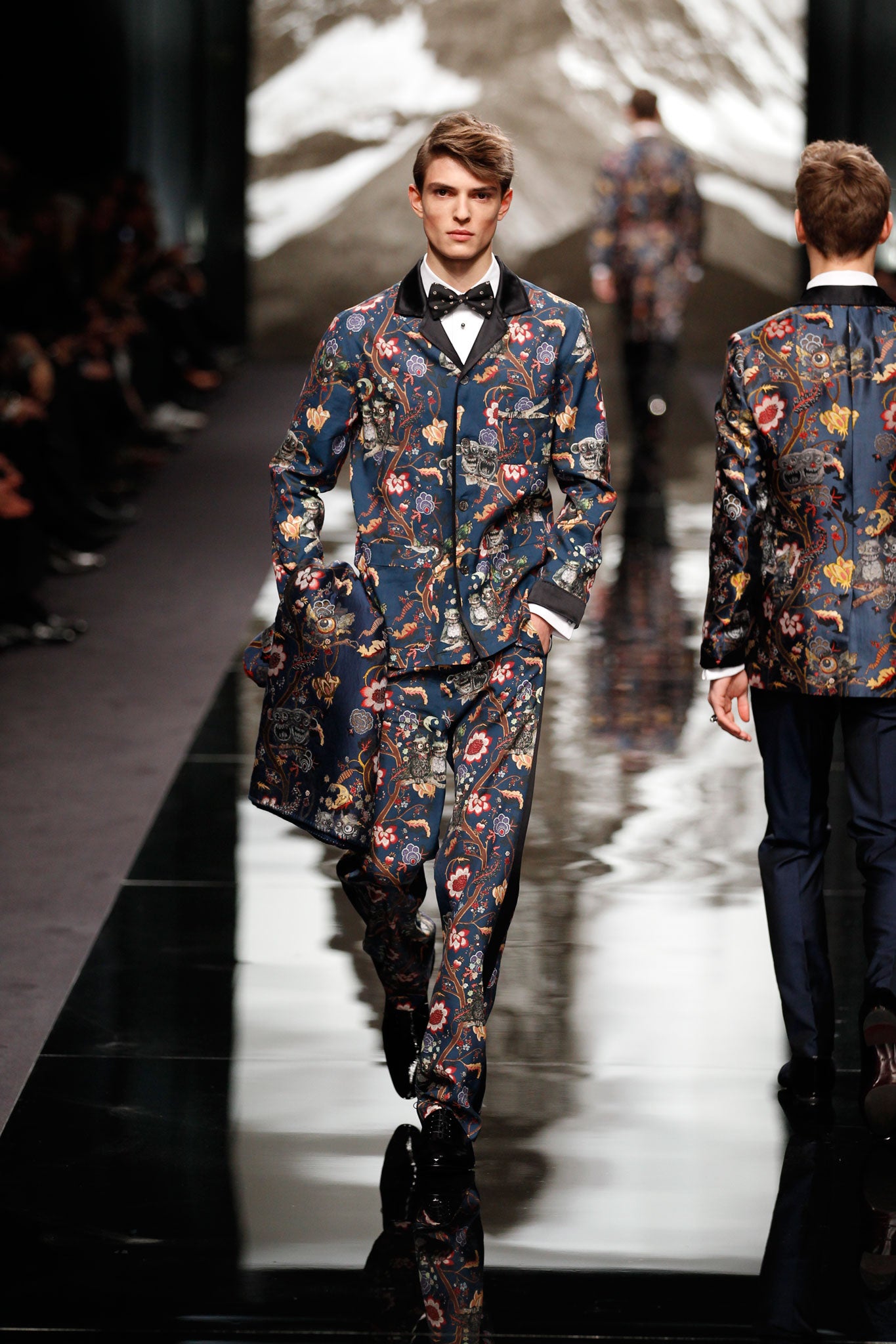 The bold and the beautiful aligned in a host of weird and wonderful prints at Louis Vuitton (pictured), Dries van Noten and Alexander McQueen. The shy and retiring need not apply.