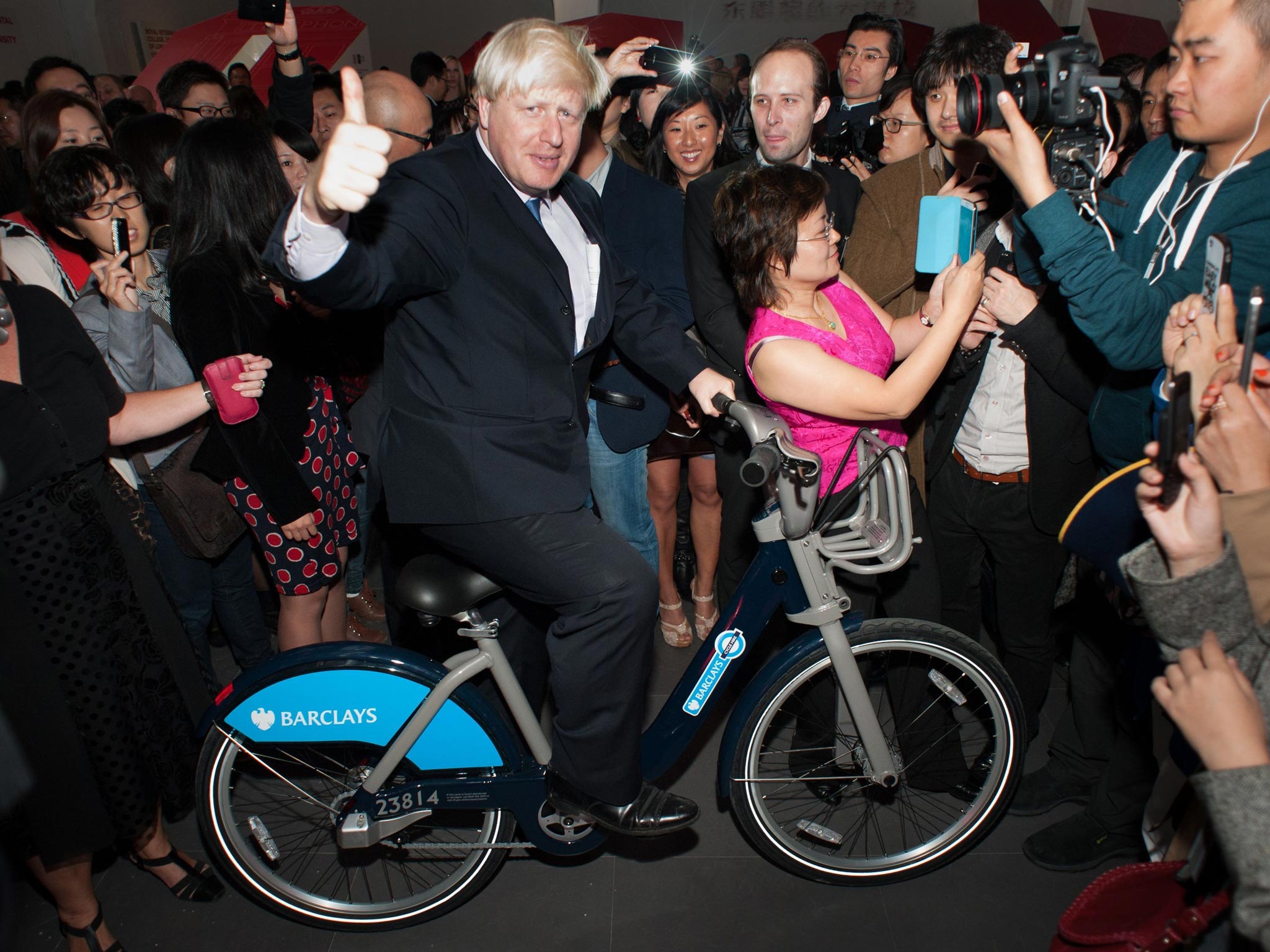 Boris Johnson introduced a green bike-hire scheme as London mayor: now he faces a global green challenge