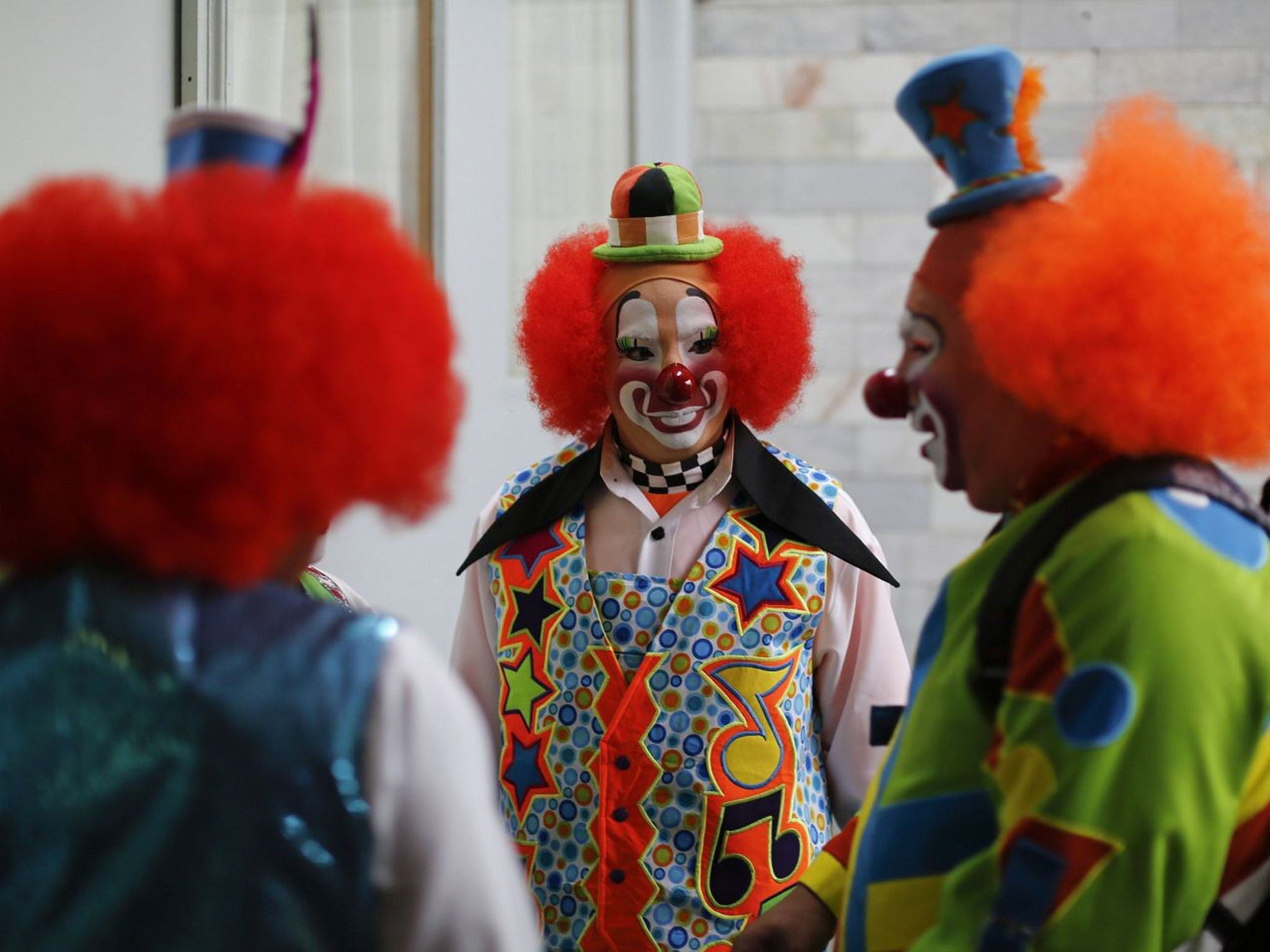 No laughing matter: Police have dealt with 117 incidents involving the word 'clown'