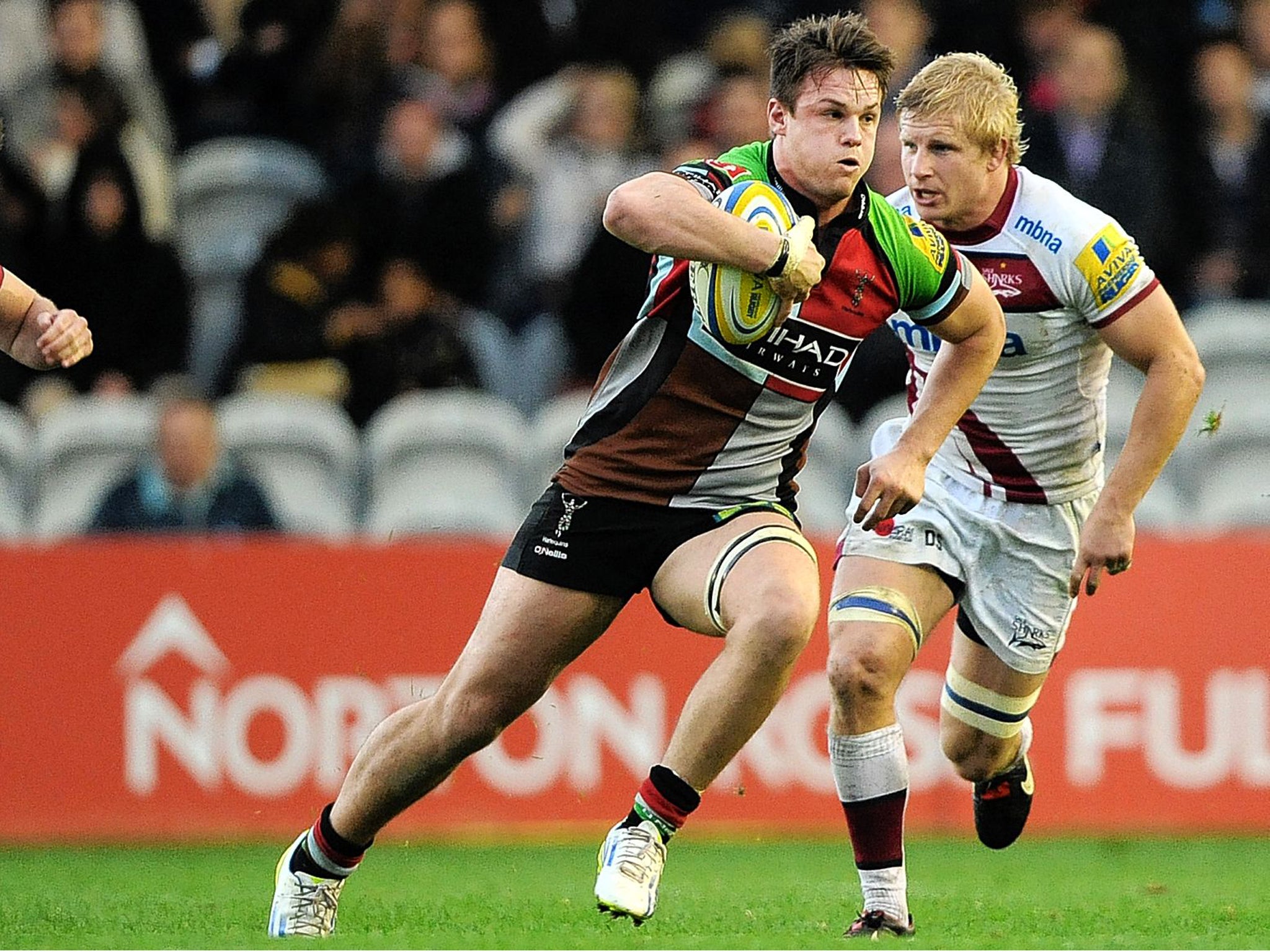 Back rower Jack Clifford makes the most of his opportunity after coming off Quins’ bench