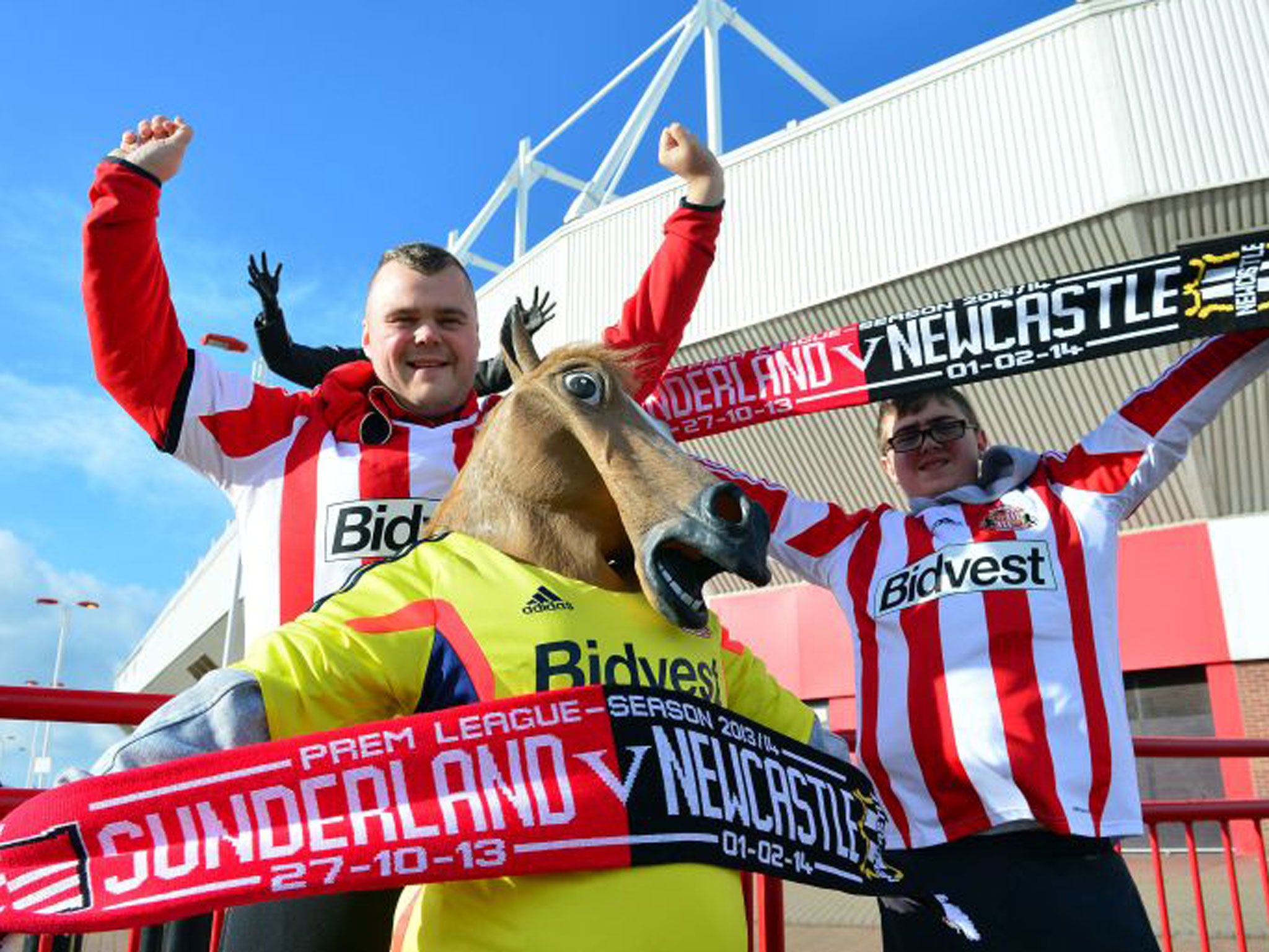 Sunderland fans had a horse laugh at the Stadium of Light