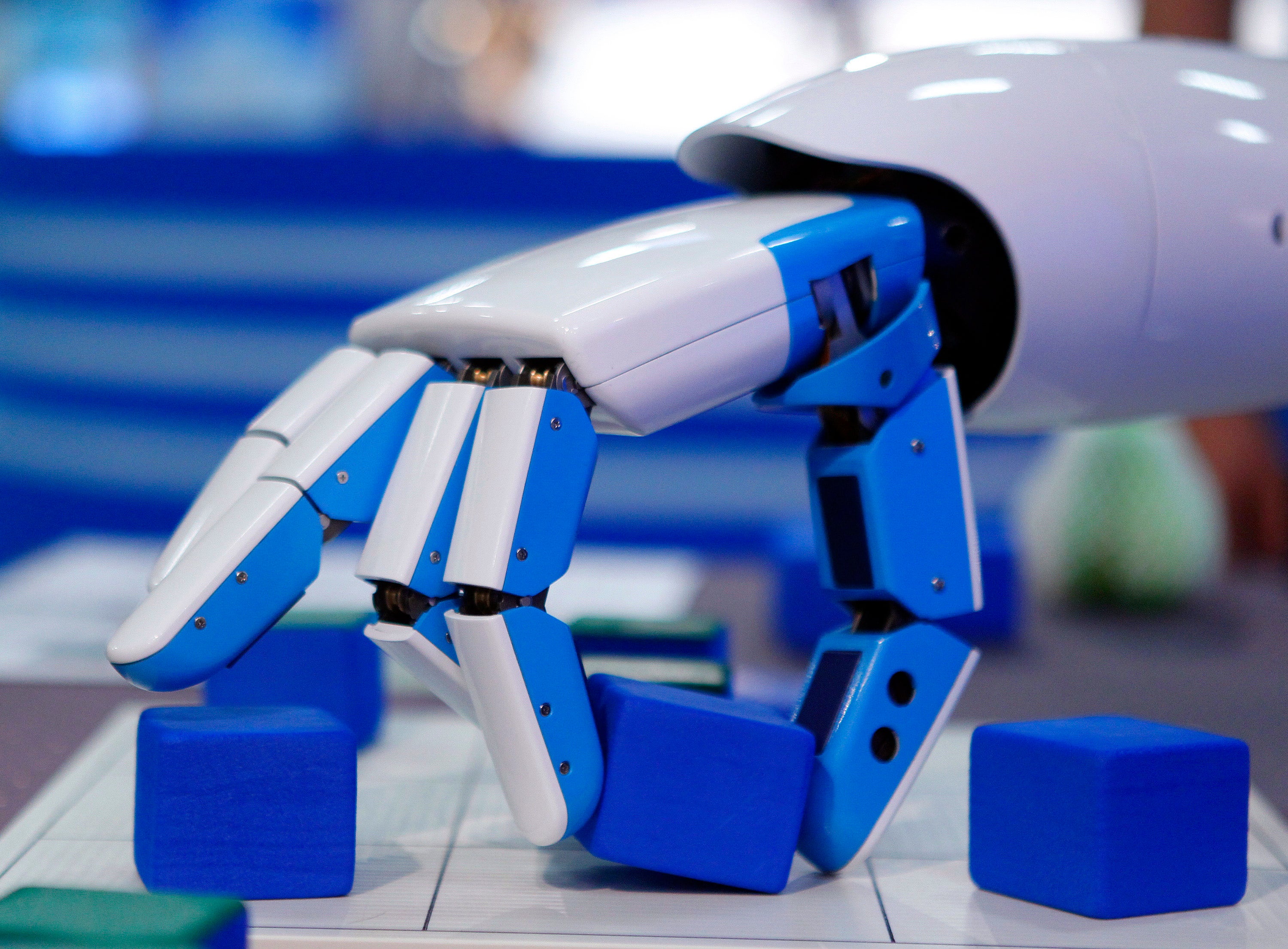 A robot named Roppie is seen playing tic-tac-toe, but what will the future of the controller look like for humans?