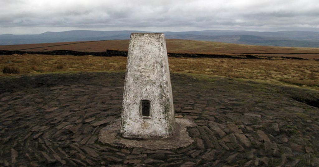 Pendle Hill, located in the east of Lancashire