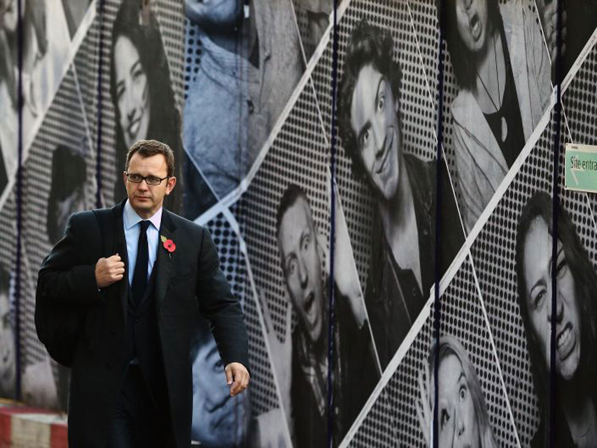 Andy Coulson arrives at the court in London