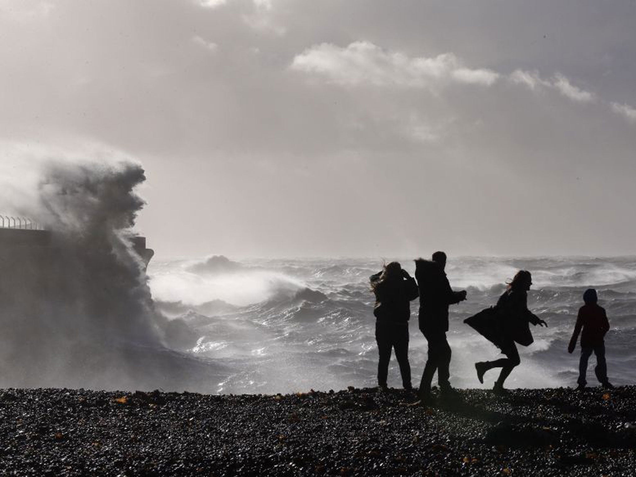 The six summers from 2007 to 2012 were all wetter than average, meaning scenes like these in Brighton yesterday have become more common