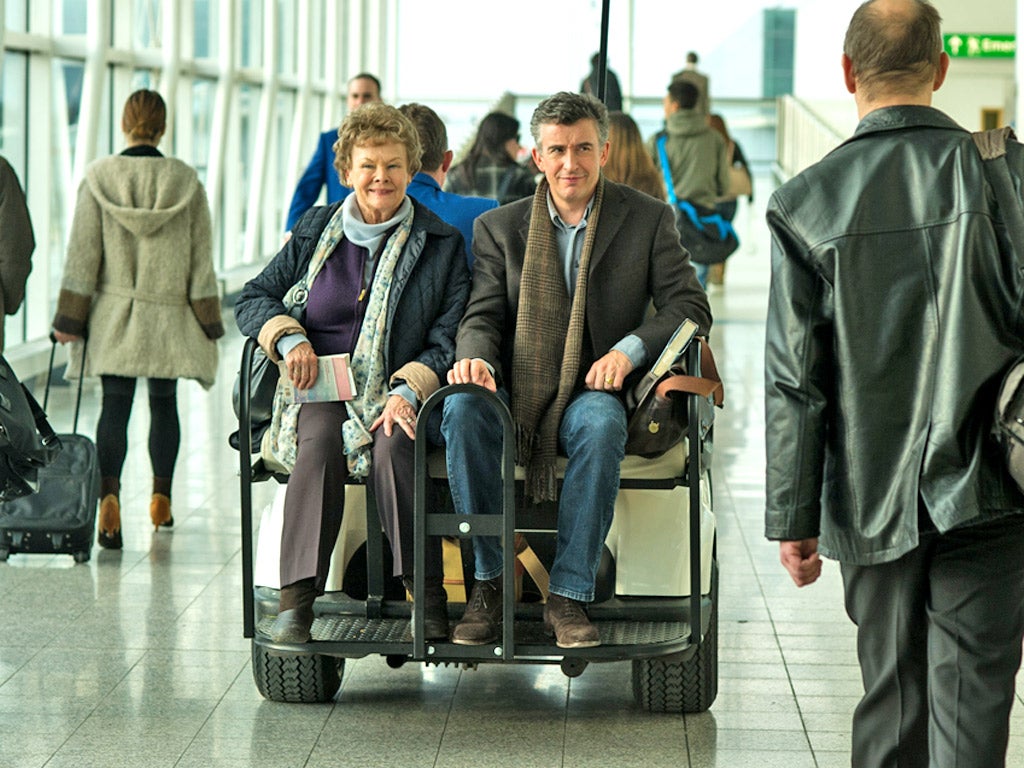 Coogan in 'Philomena' with Judi Dench