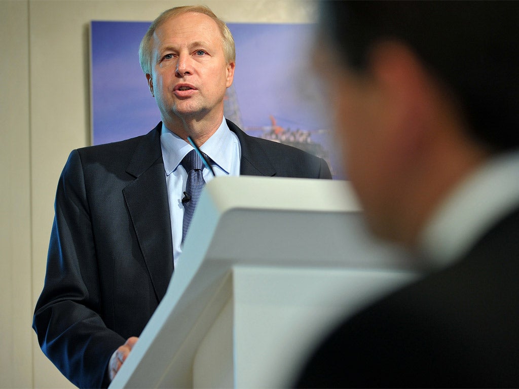 Bob Dudley, chief executive of BP