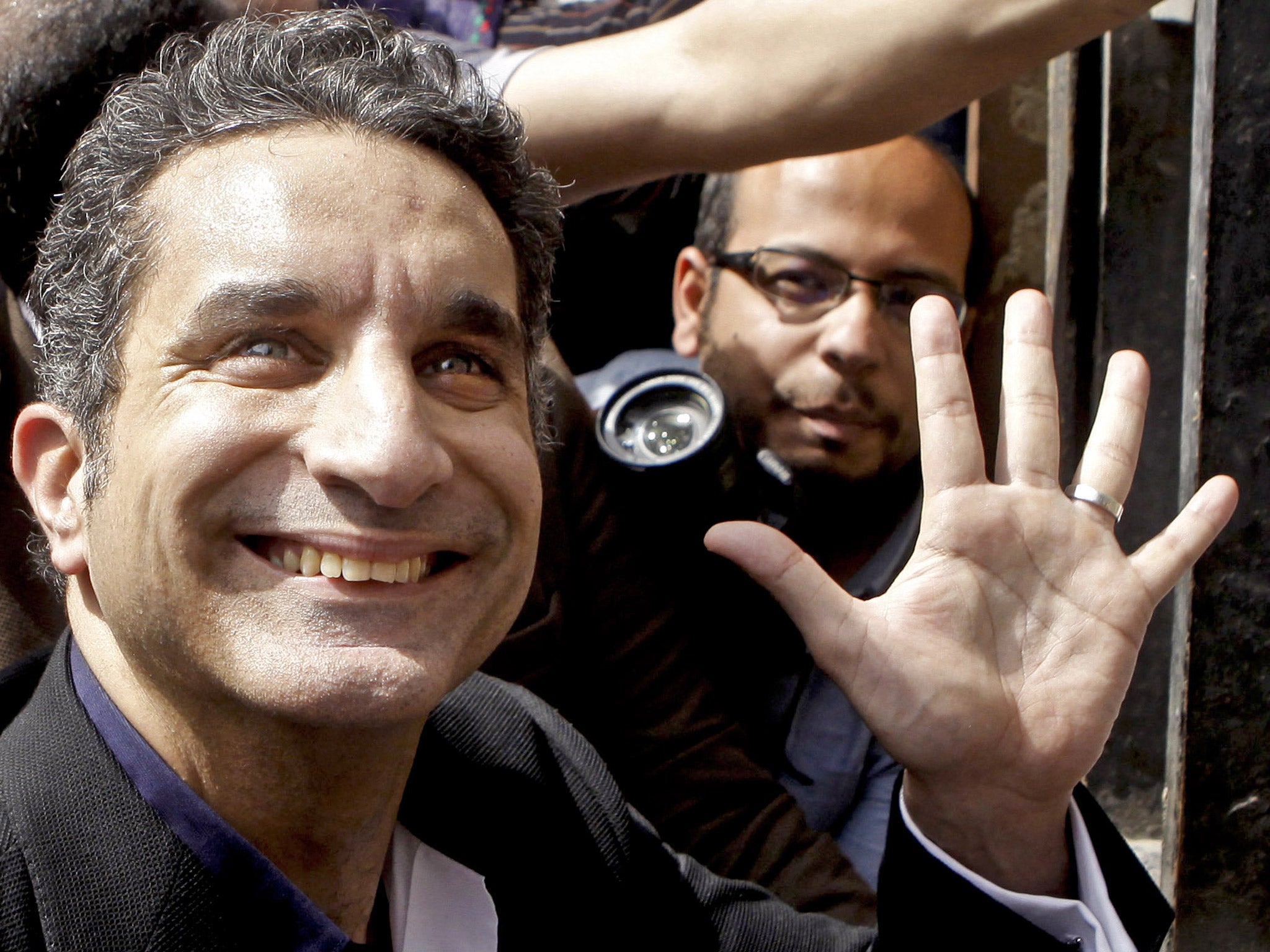 Egyptian television satirist Bassem Youssef