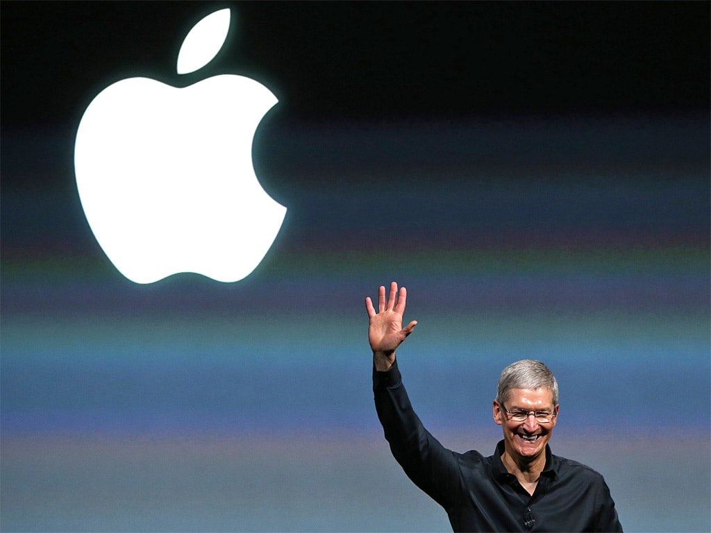 Tim Cook at an Apple presentation in September