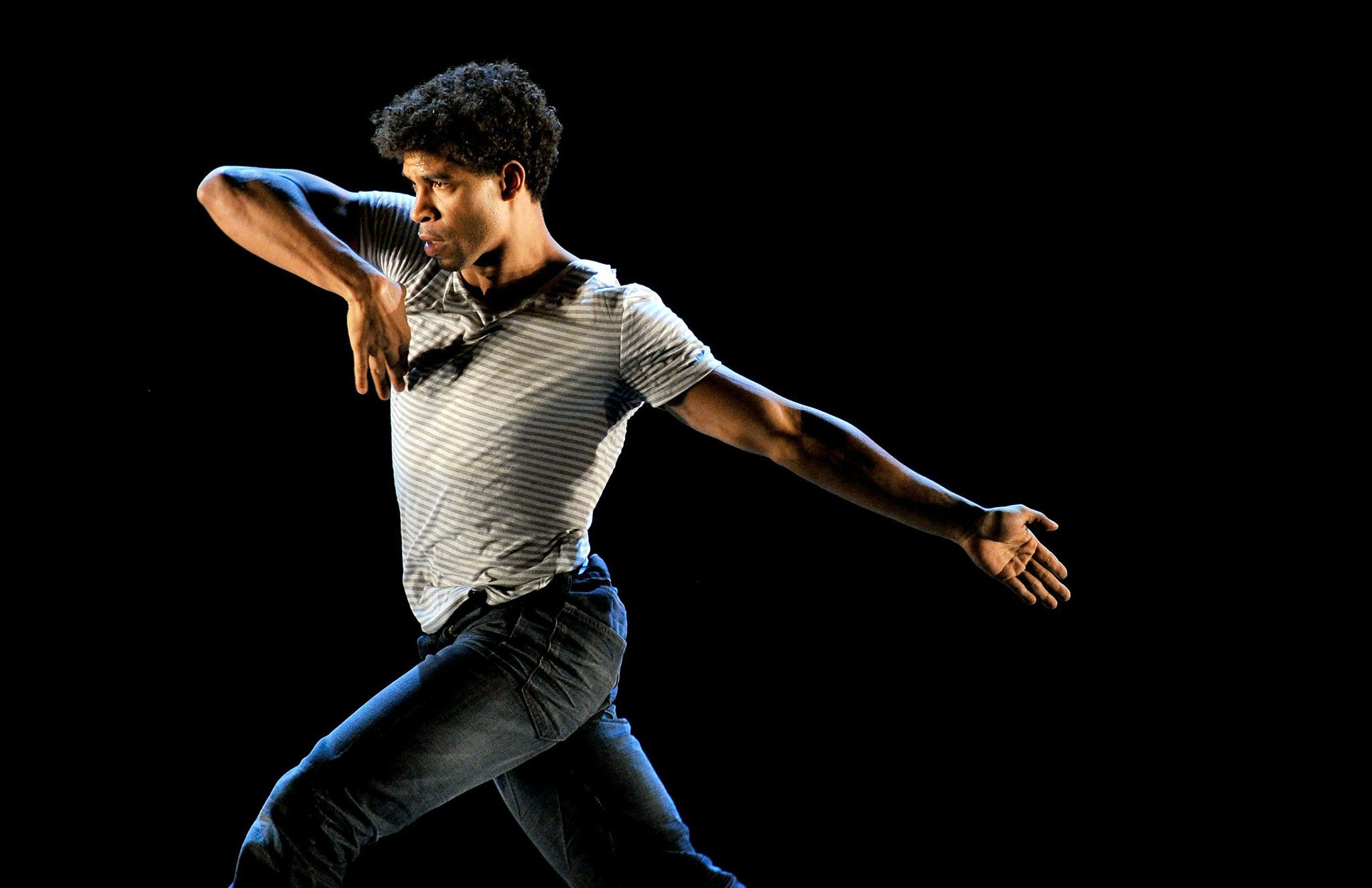 Panoramic: Dancer Carlos Acosta performs on stage